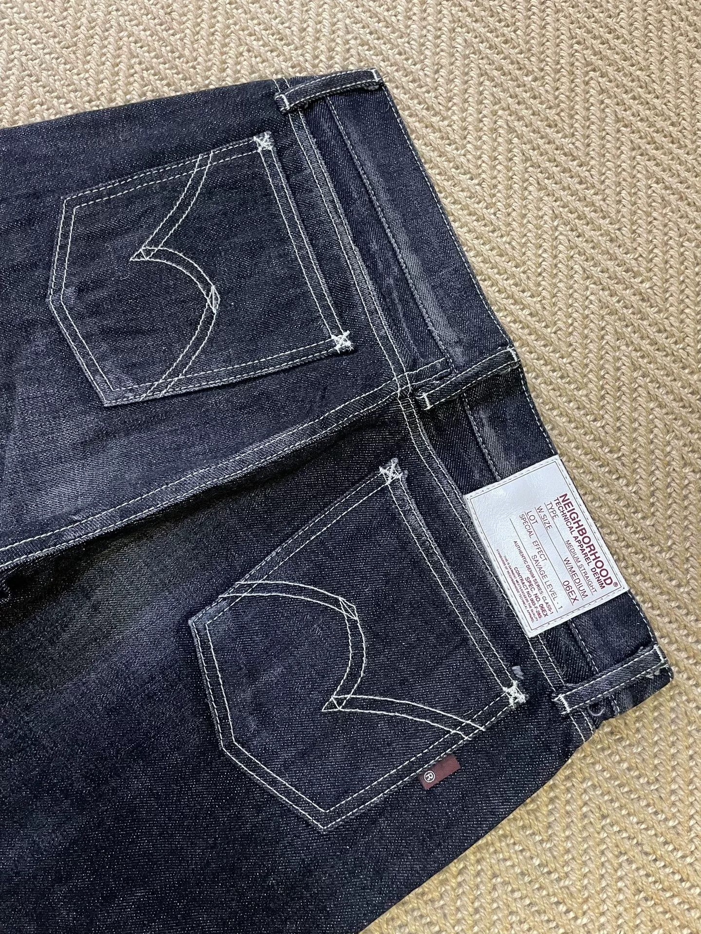 Neighborhood NEIGHBORHOOD 06EX Black Washed Jeans Size US 27 - 7 Thumbnail