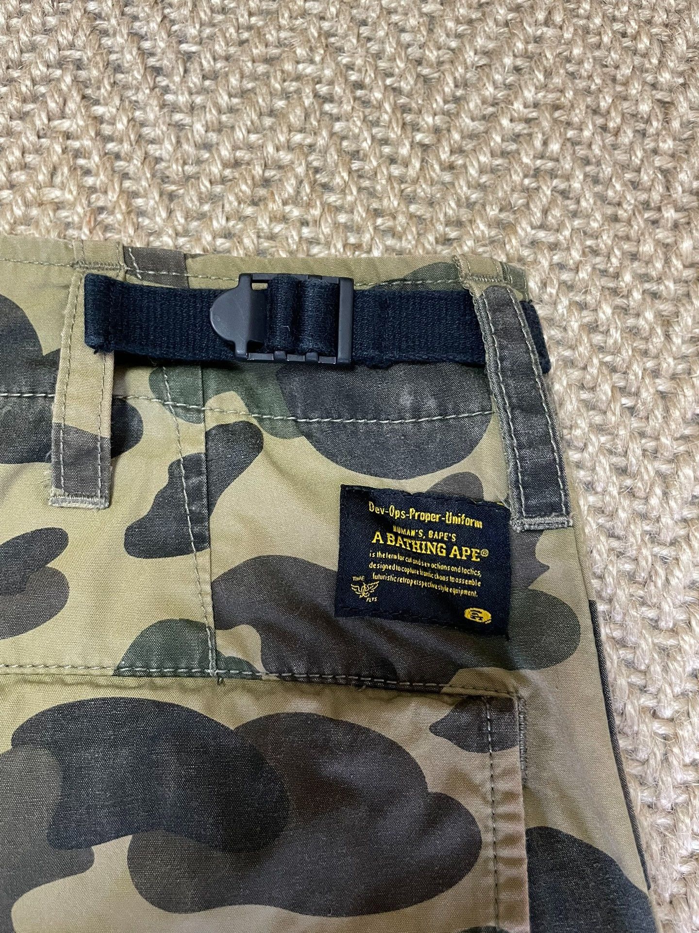 Bape BAPE 1ST CAMO Washed Cargo Shorts Size US 26 / EU 42 - 3 Thumbnail