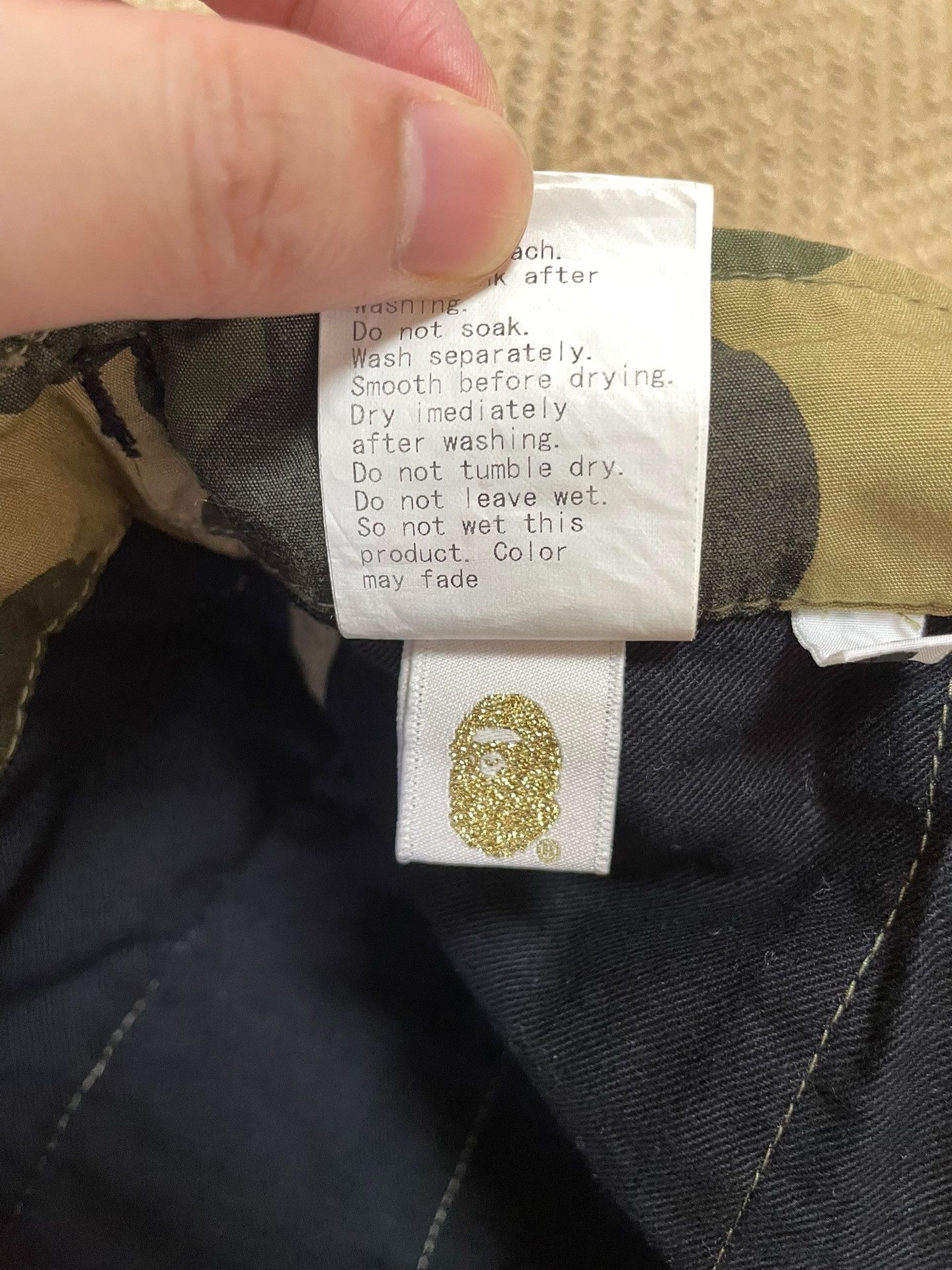 Bape BAPE 1ST CAMO Washed Cargo Shorts Size US 26 / EU 42 - 9 Thumbnail