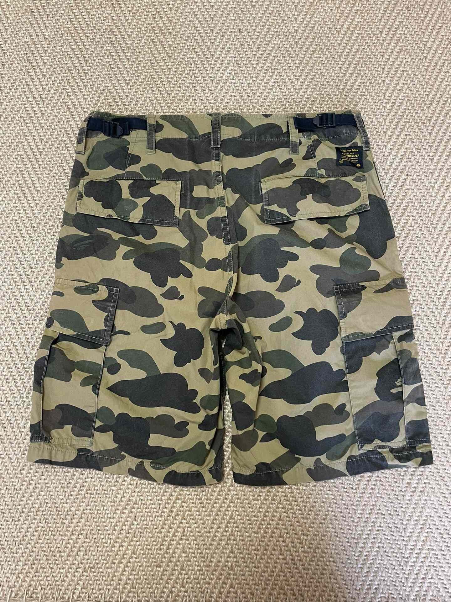 Bape BAPE 1ST CAMO Washed Cargo Shorts Size US 26 / EU 42 - 2 Thumbnail
