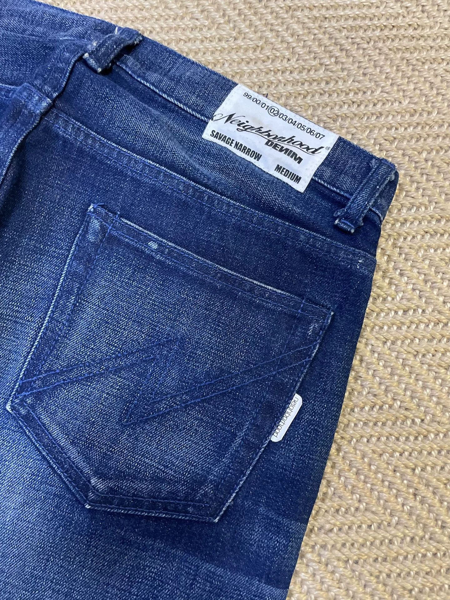 Neighborhood NEIGHBORHOOD Cartoon Vintage Denim Jeans Size US 29 - 7 Thumbnail