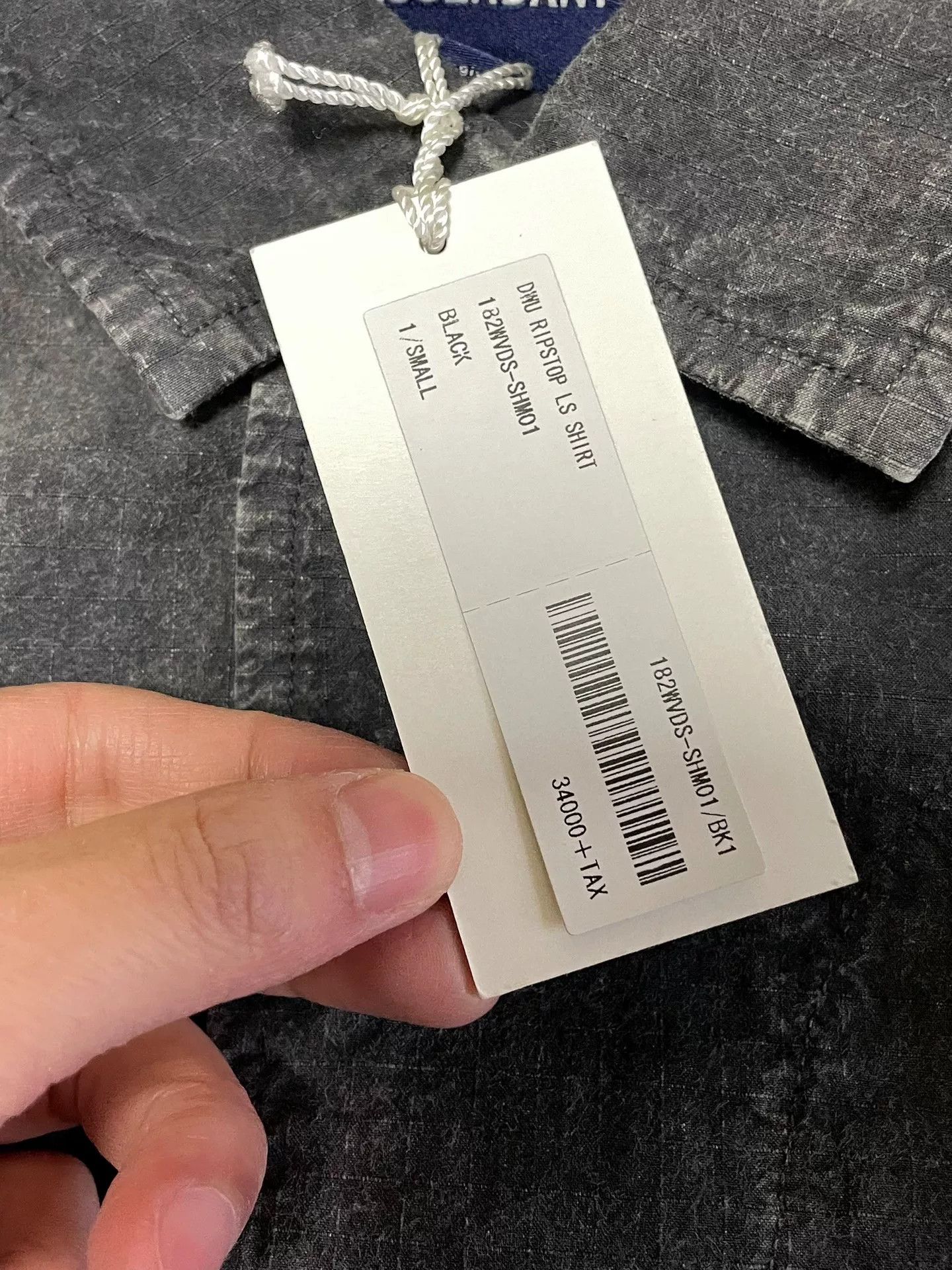 Descendant Descendant DWU Ripstop Heavy Washed Jacket Size US S / EU 44-46 / 1 - 6 Thumbnail