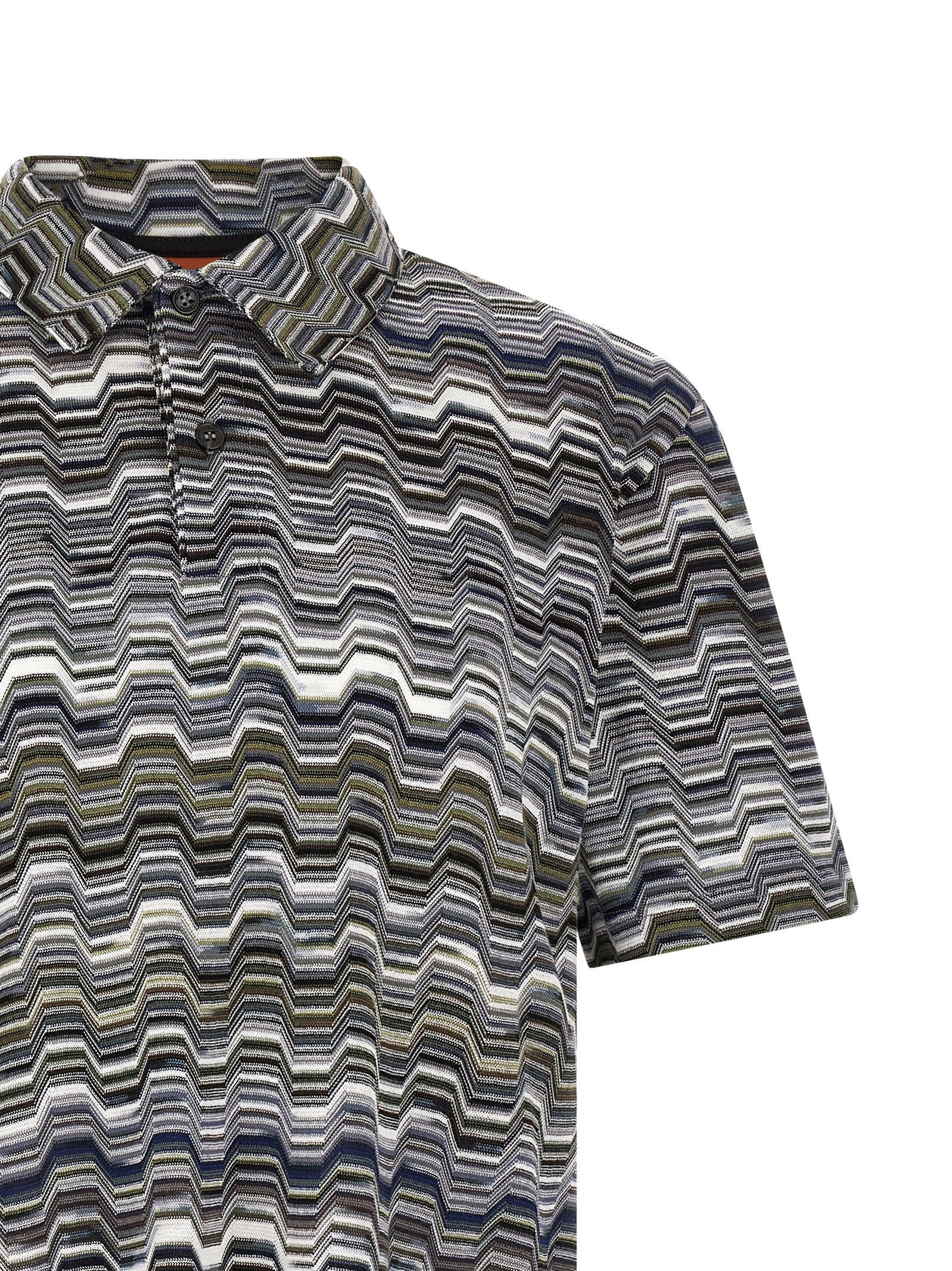 Missoni Irregular zigzag polo shirt Size US S / EU 44-46 / 1 - 3 Thumbnail