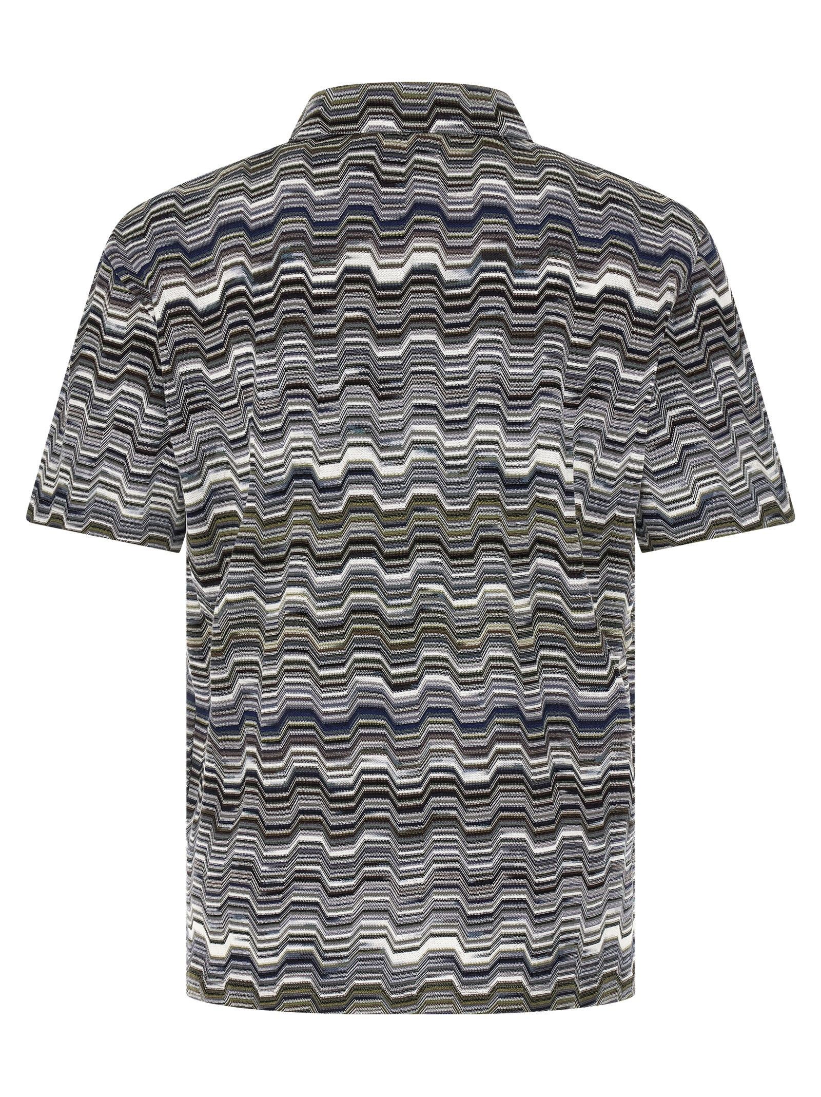 Missoni Irregular zigzag polo shirt Size US XL / EU 56 / 4 - 2 Thumbnail