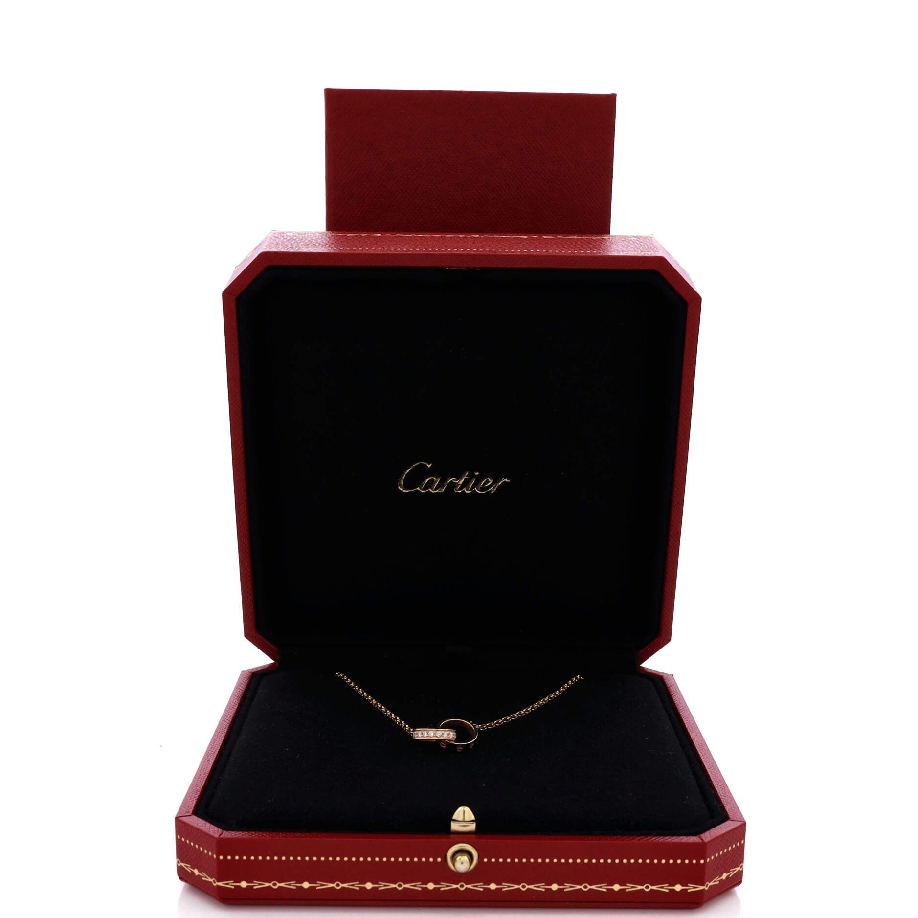 Cartier Love Interlocking Necklace Size ONE SIZE - 2 Thumbnail