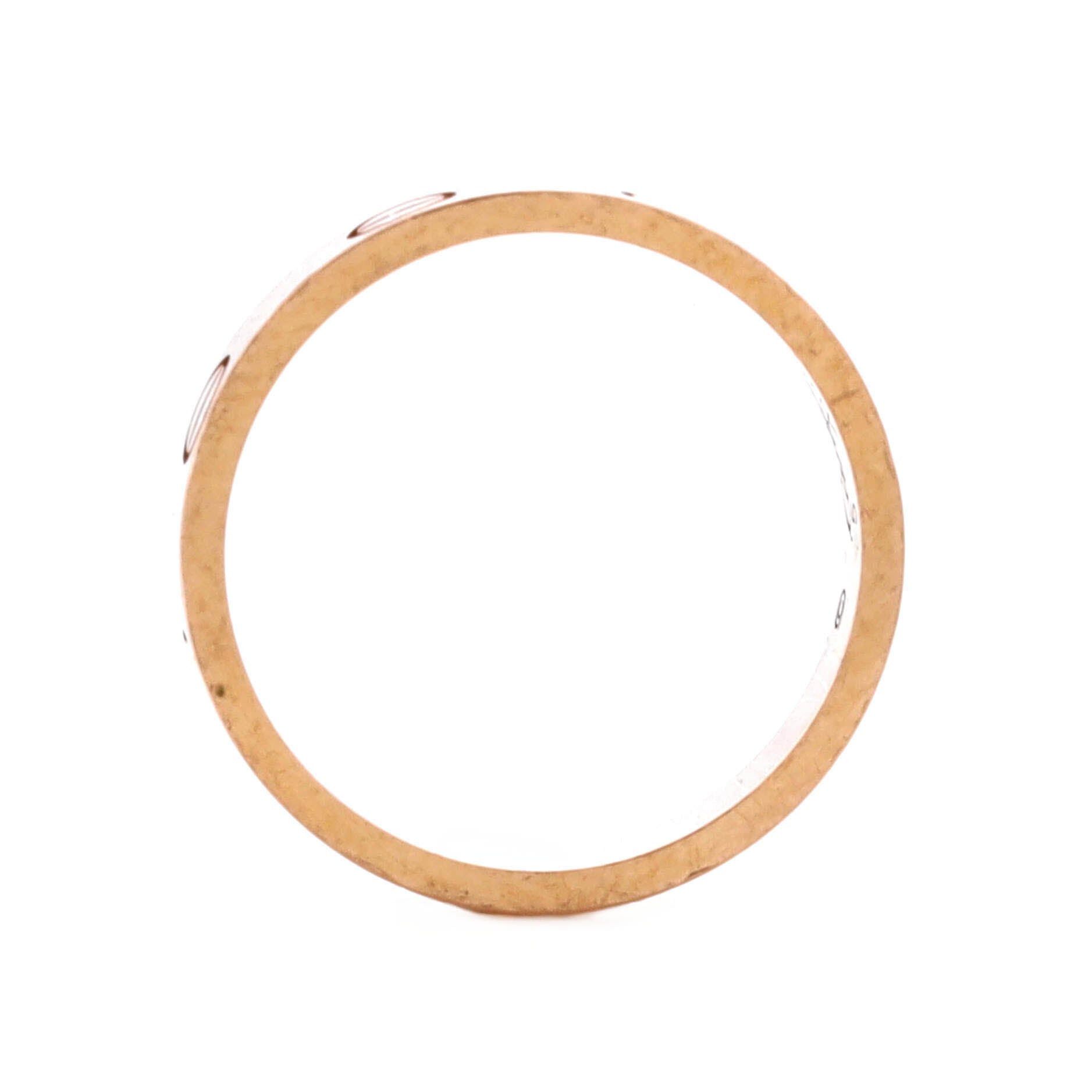 Cartier Love Wedding Band Ring Size ONE SIZE - 2 Thumbnail