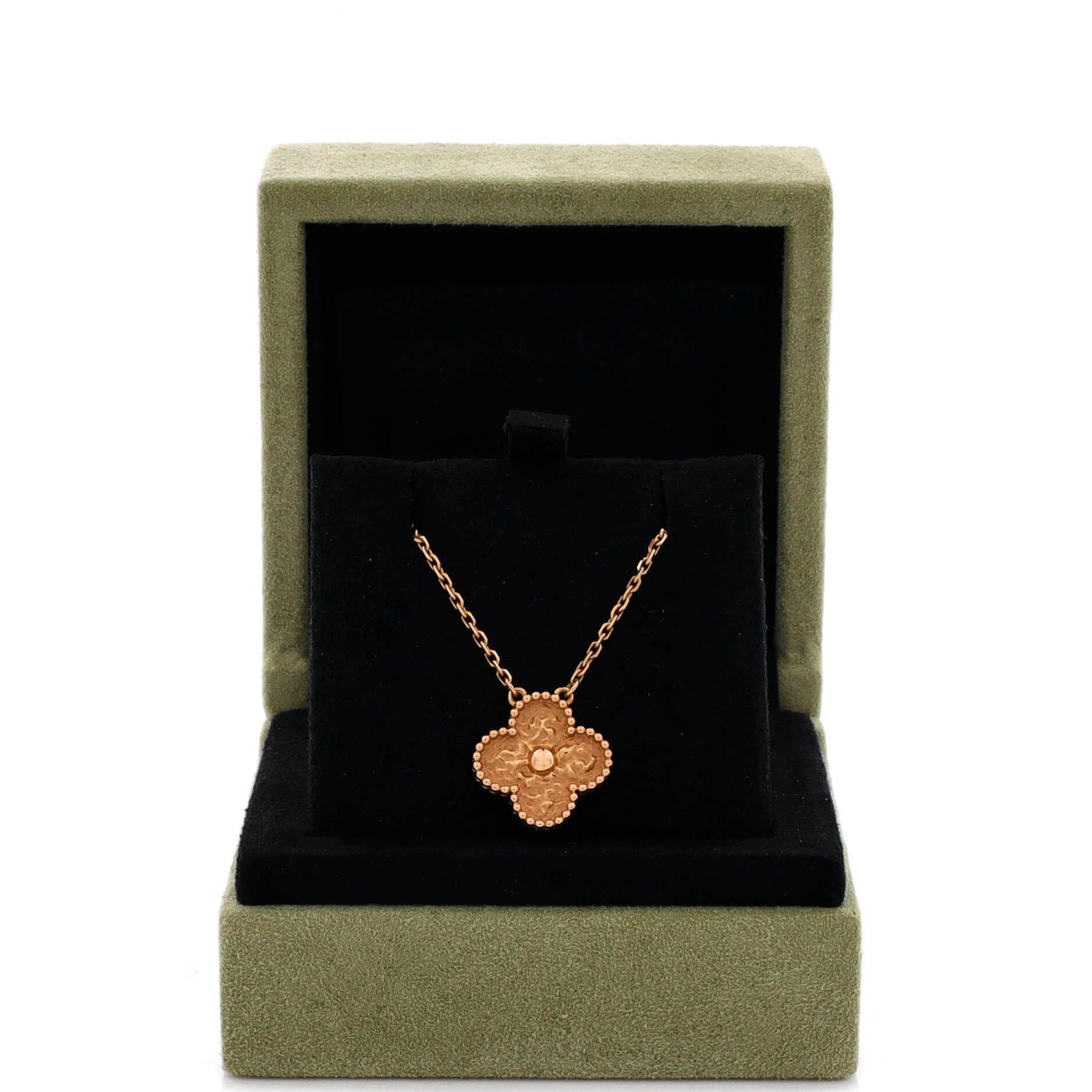 Van Cleef & Arpels Vintage Alhambra Pendant Necklace Size ONE SIZE - 2 Thumbnail