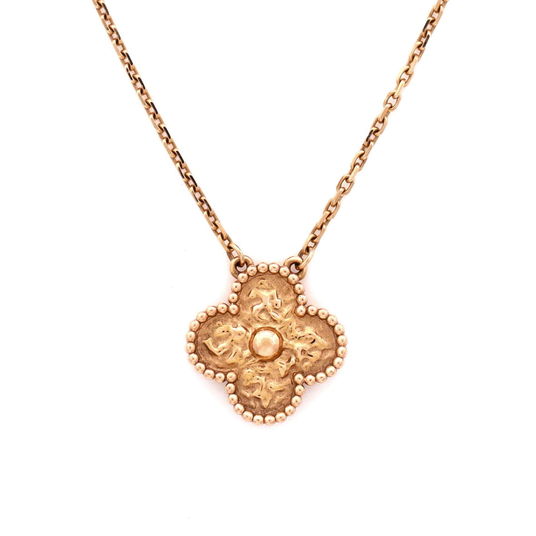 Van Cleef & Arpels Vintage Alhambra Pendant Necklace Size ONE SIZE - 4 Thumbnail