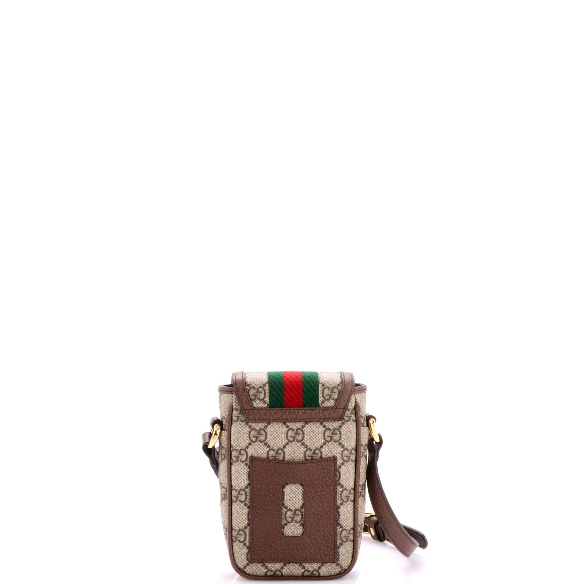Gucci Ophidia Flap Phone Holder Crossbody Bag Size ONE SIZE - 3 Thumbnail