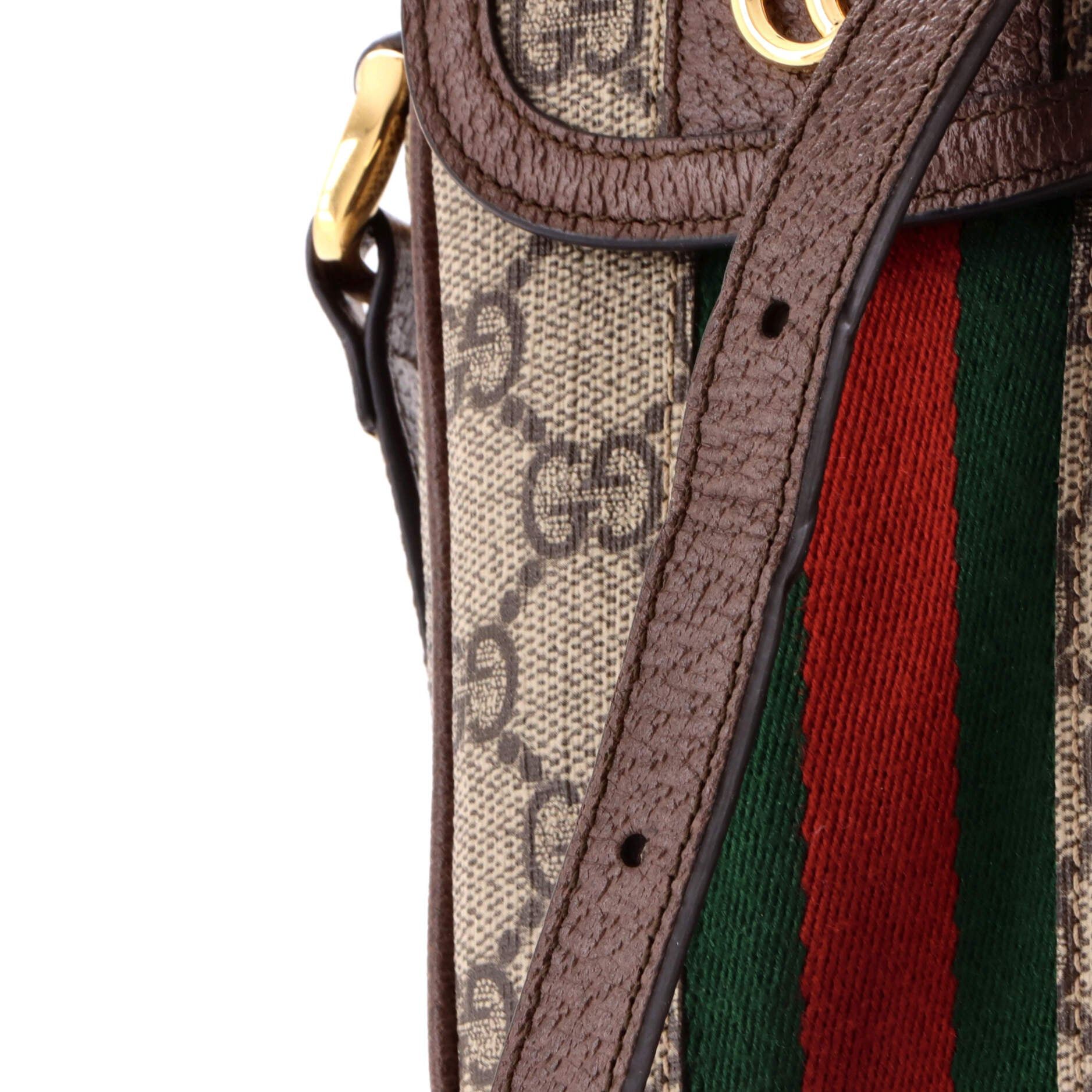 Gucci Ophidia Flap Phone Holder Crossbody Bag Size ONE SIZE - 6 Thumbnail