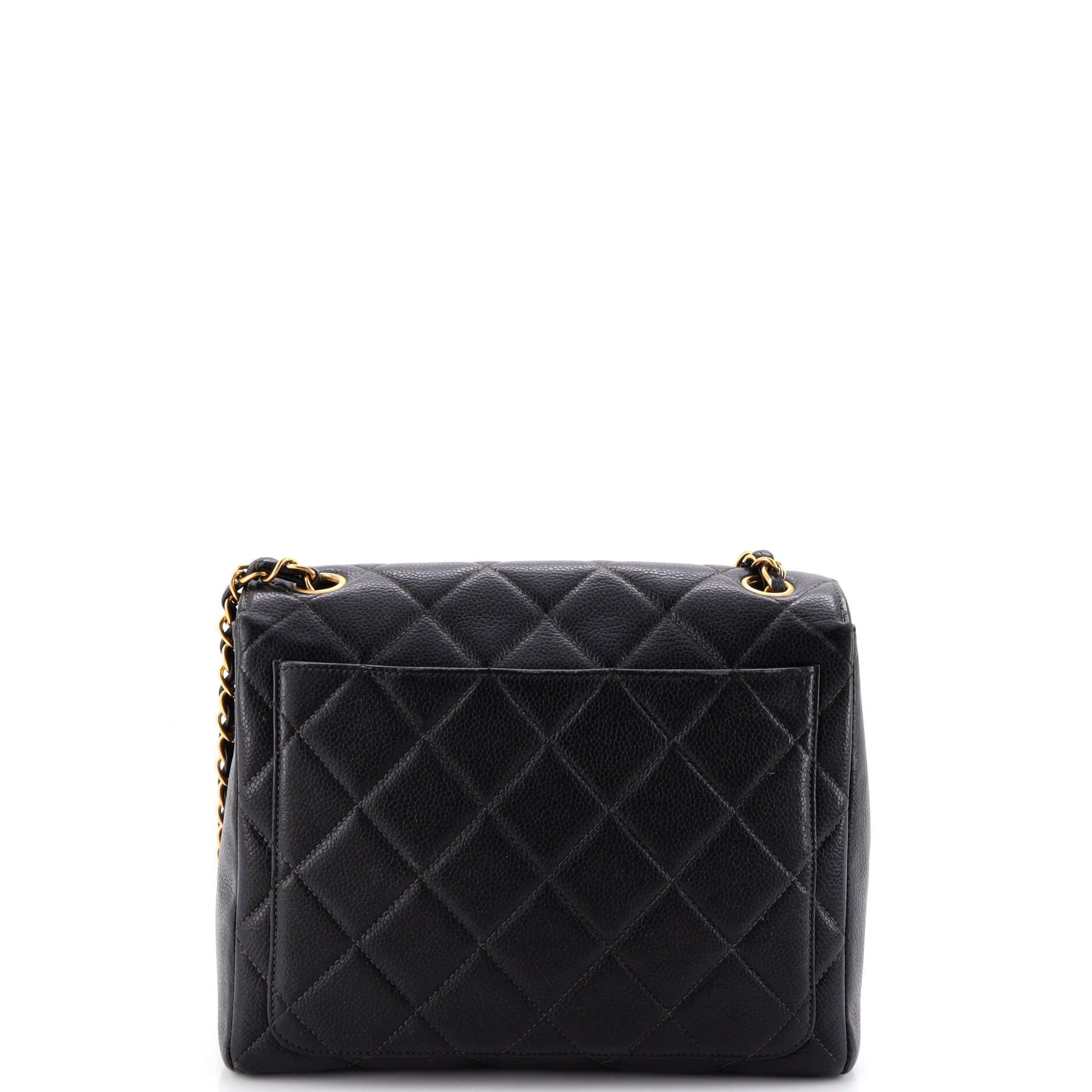 Chanel Vintage Square CC Flap Bag Size ONE SIZE - 4 Thumbnail