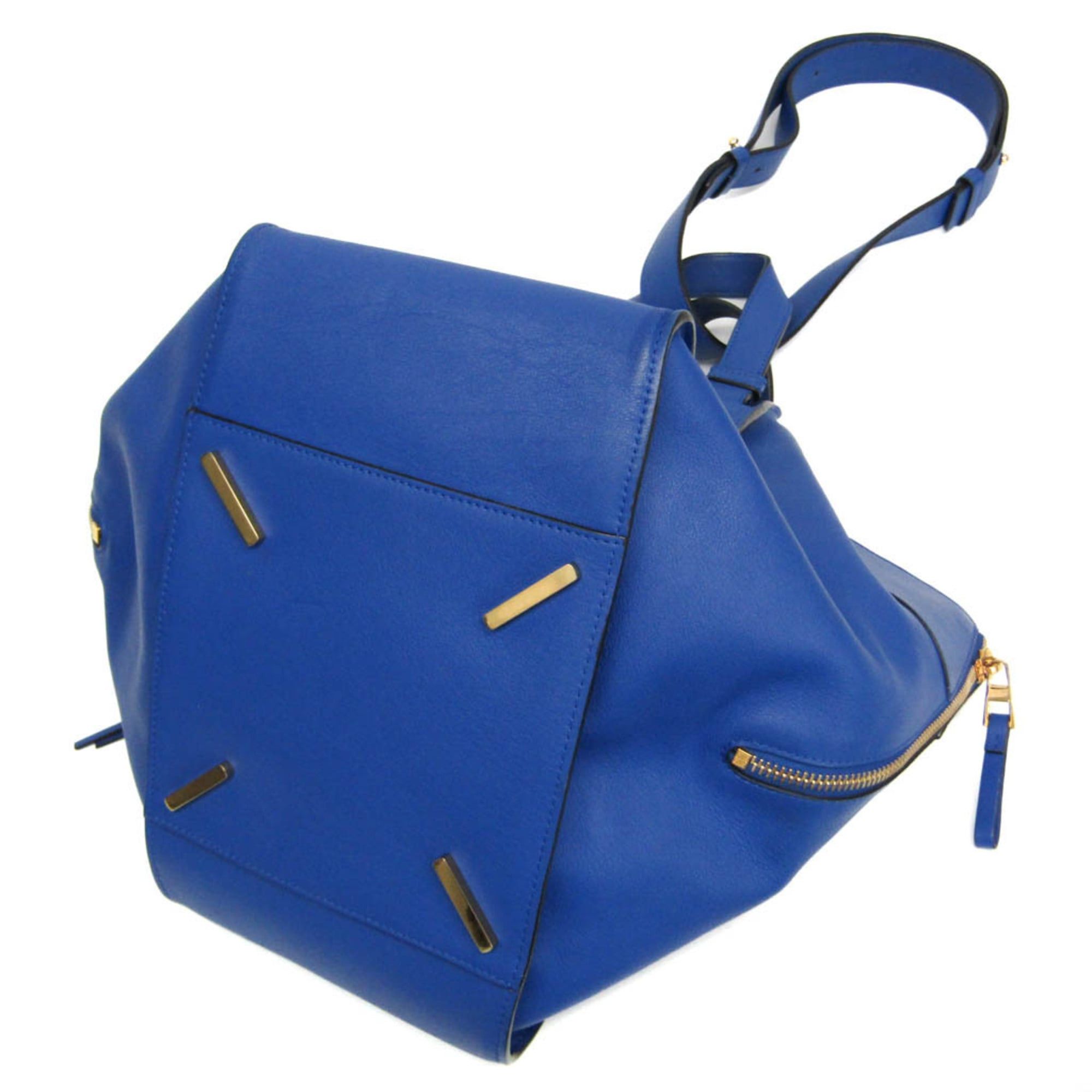 Loewe Loewe Hammock Medium Women's Leather Handbag,Shoulder Bag Blue Size ONE SIZE - 2 Thumbnail