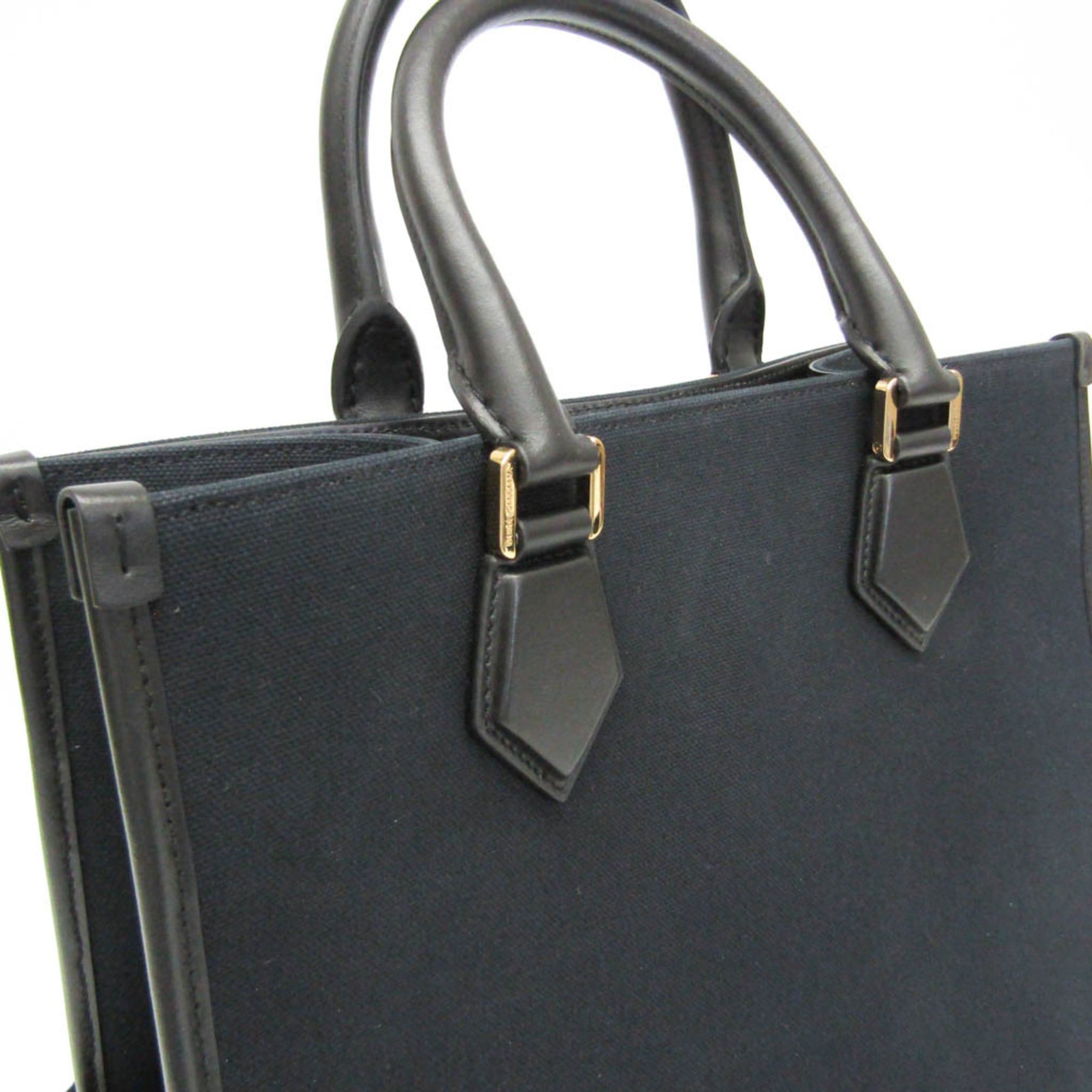 Dolce & Gabbana Dolce & Gabbana DG Logo Shopping Bag BM2012 AA451 Women's Canvas,Leather Shoulder Bag,Tote Bag Black Size ONE SIZE - 8 Thumbnail