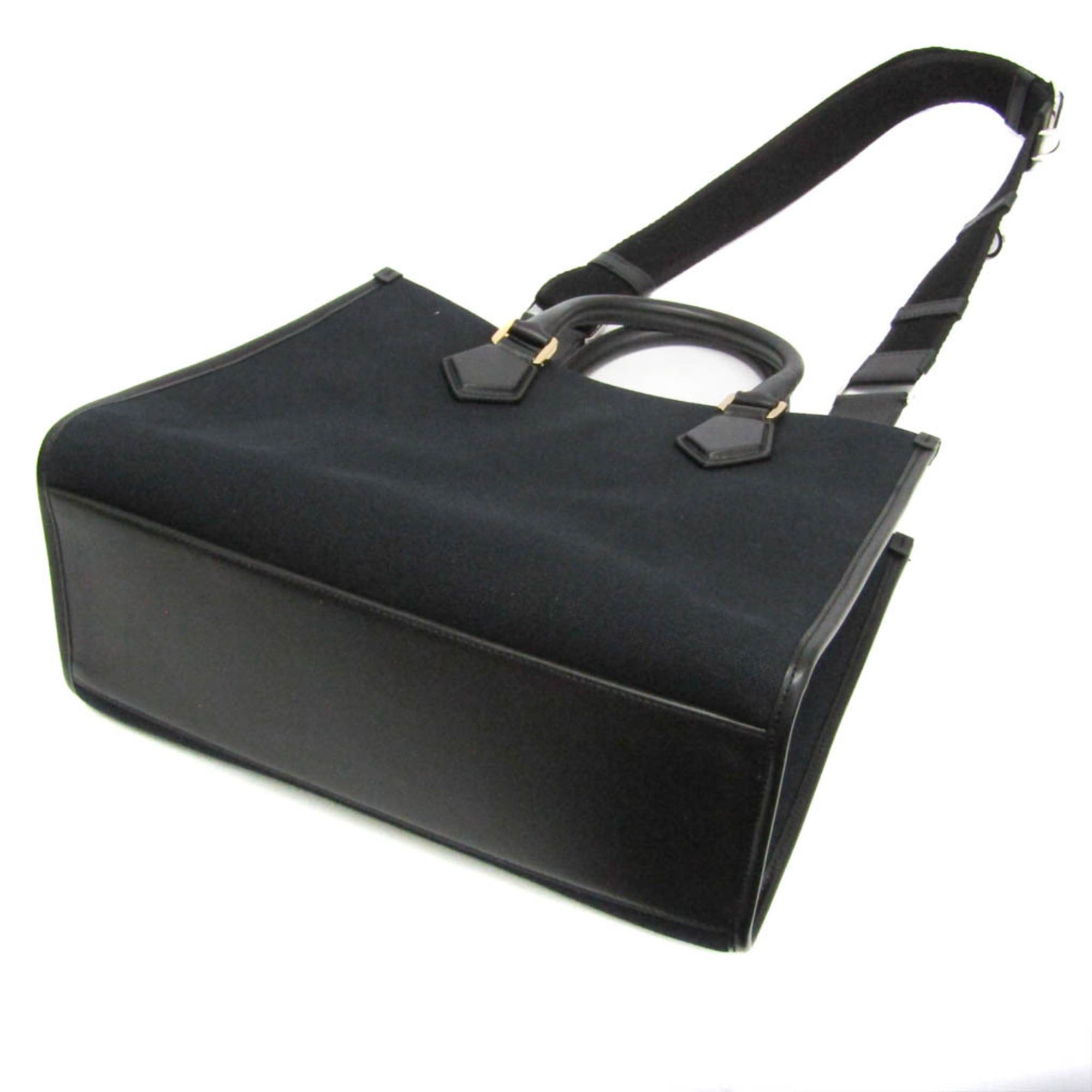 Dolce & Gabbana Dolce & Gabbana DG Logo Shopping Bag BM2012 AA451 Women's Canvas,Leather Shoulder Bag,Tote Bag Black Size ONE SIZE - 3 Thumbnail