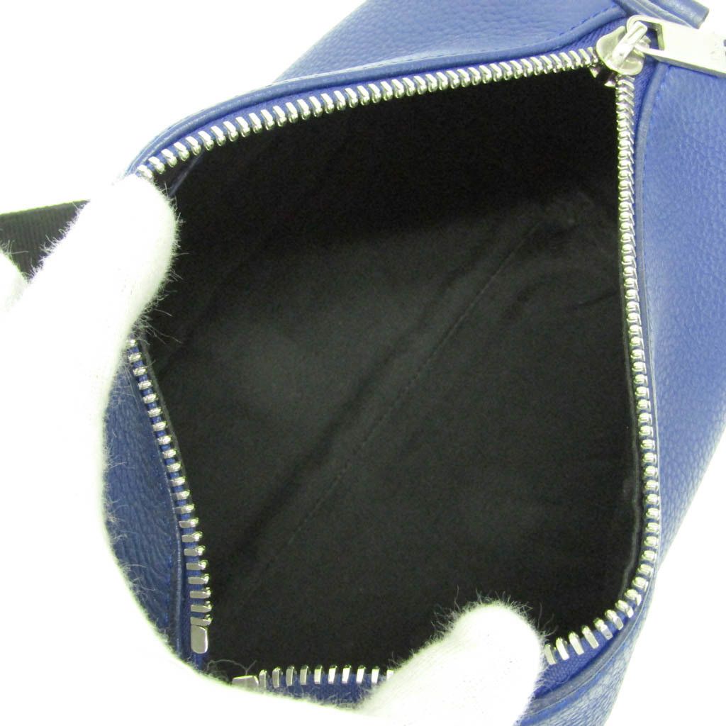 Christian Dior Monsieur Dior Homme Atelier Roller Men,Women Leather Shoulder Bag Navy Size ONE SIZE - 3 Thumbnail