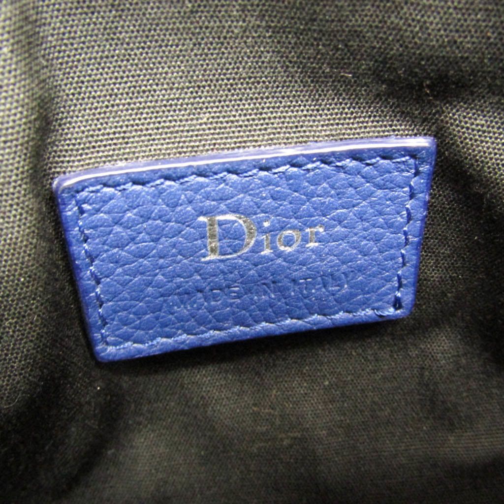 Christian Dior Monsieur Dior Homme Atelier Roller Men,Women Leather Shoulder Bag Navy Size ONE SIZE - 12 Thumbnail
