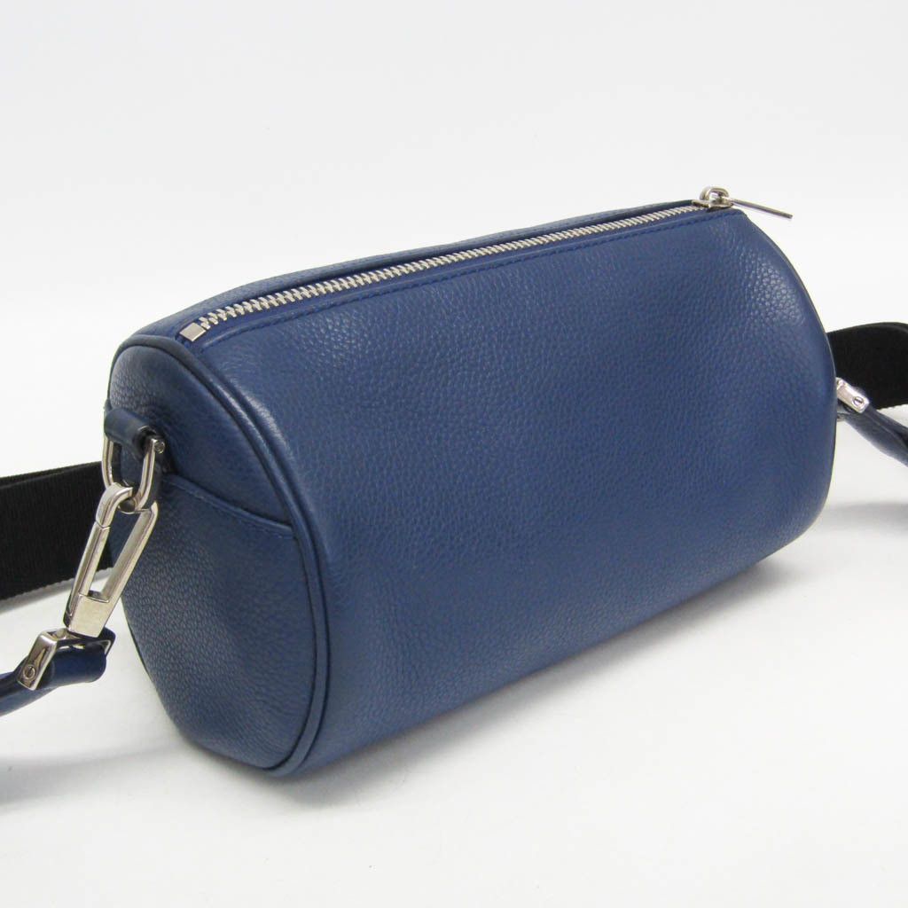 Christian Dior Monsieur Dior Homme Atelier Roller Men,Women Leather Shoulder Bag Navy Size ONE SIZE - 6 Thumbnail