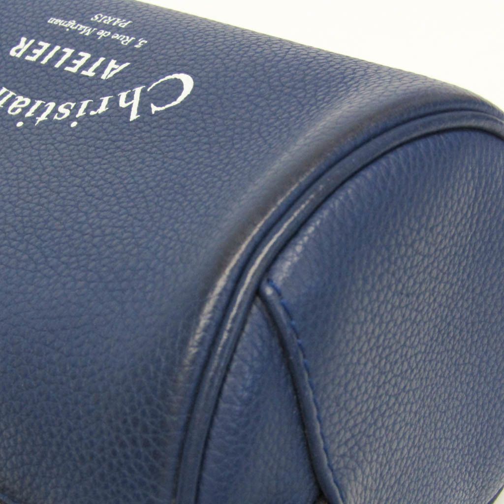 Christian Dior Monsieur Dior Homme Atelier Roller Men,Women Leather Shoulder Bag Navy Size ONE SIZE - 10 Thumbnail