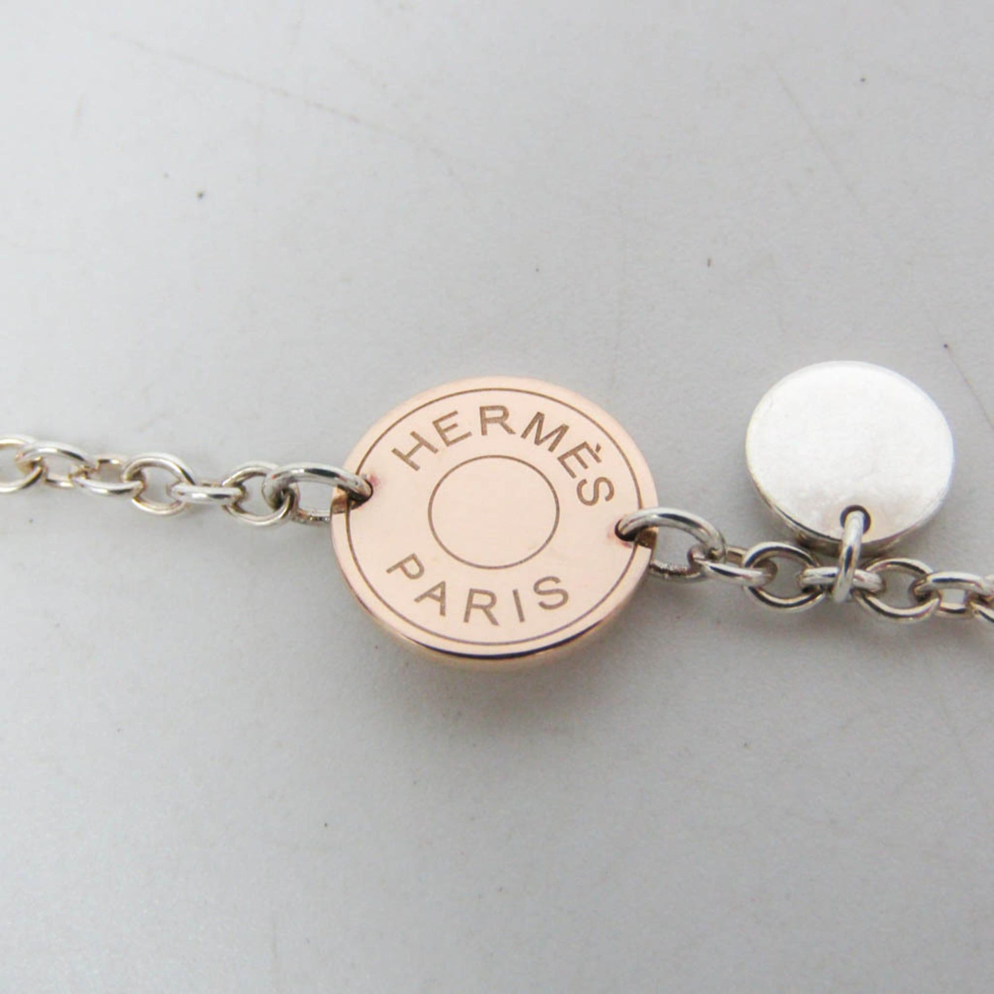 Hermes Hermes Confetti Serie Pink Gold (18K),Silver 925 Charm Bracelet Silver,Pink Gold Size ONE SIZE - 8 Thumbnail