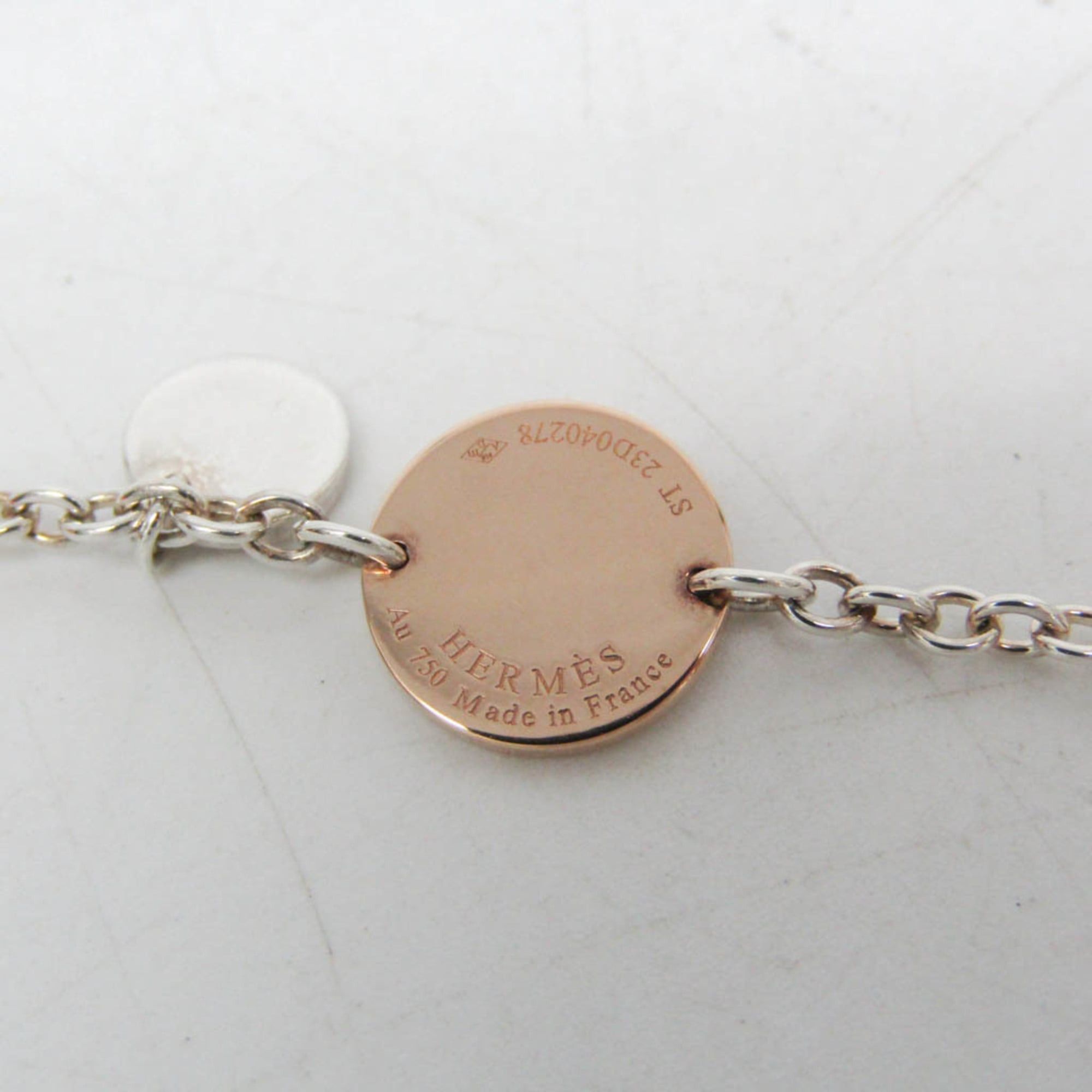 Hermes Hermes Confetti Serie Pink Gold (18K),Silver 925 Charm Bracelet Silver,Pink Gold Size ONE SIZE - 9 Thumbnail