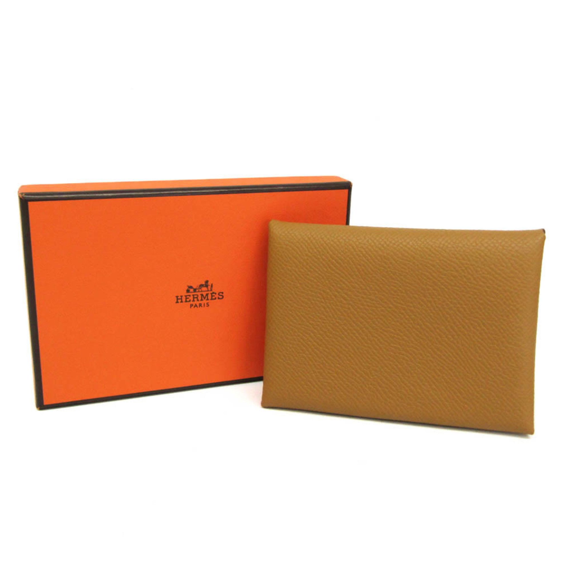 Hermes Hermes Calvi Duo Epsom Leather Card Case Size ONE SIZE - 2 Thumbnail