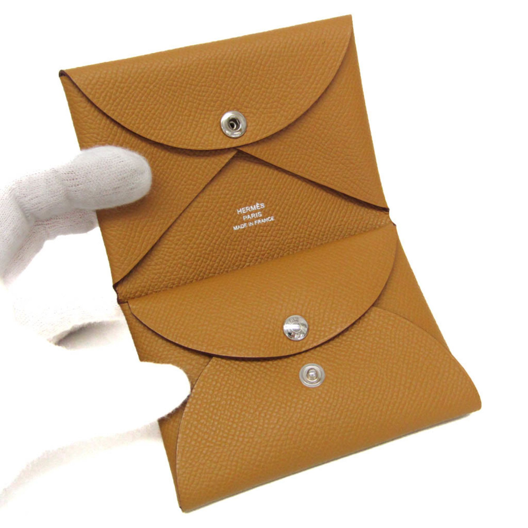 Hermes Hermes Calvi Duo Epsom Leather Card Case Size ONE SIZE - 4 Thumbnail
