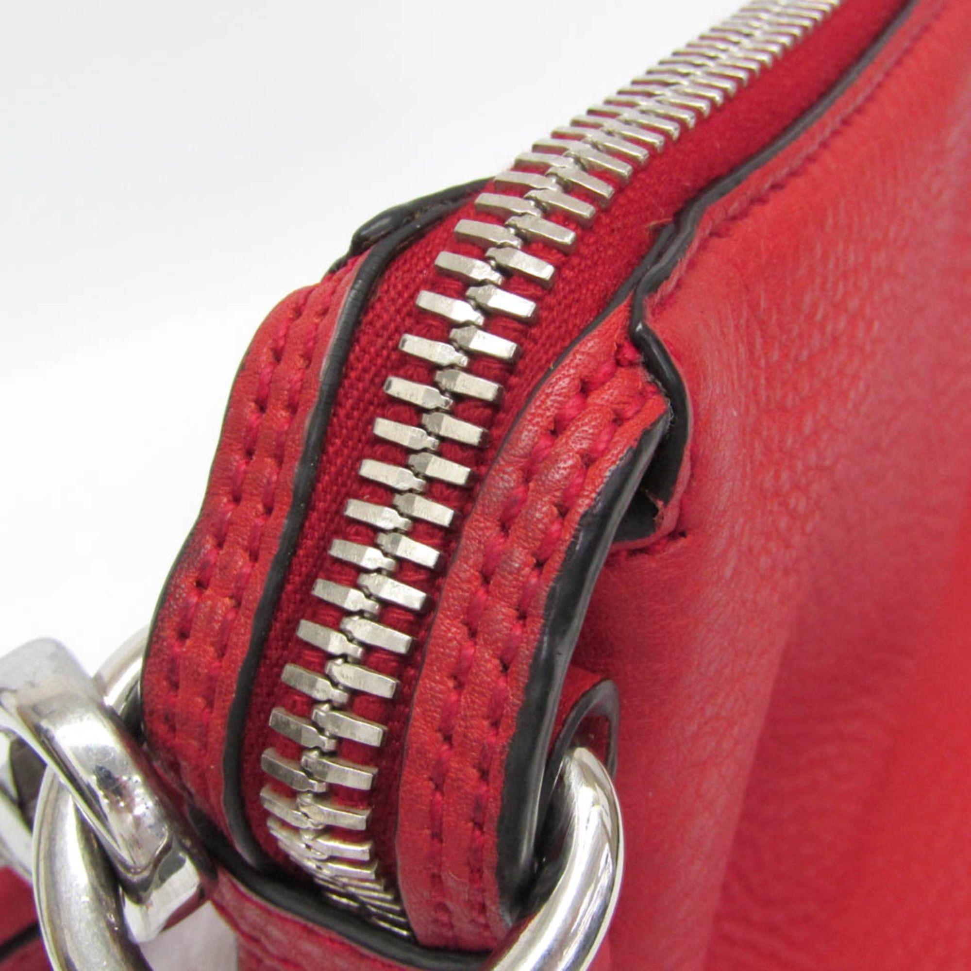Prada Prada VIT.DAINO BR5122 Women's Leather Shoulder Bag Red Color Size ONE SIZE - 10 Thumbnail