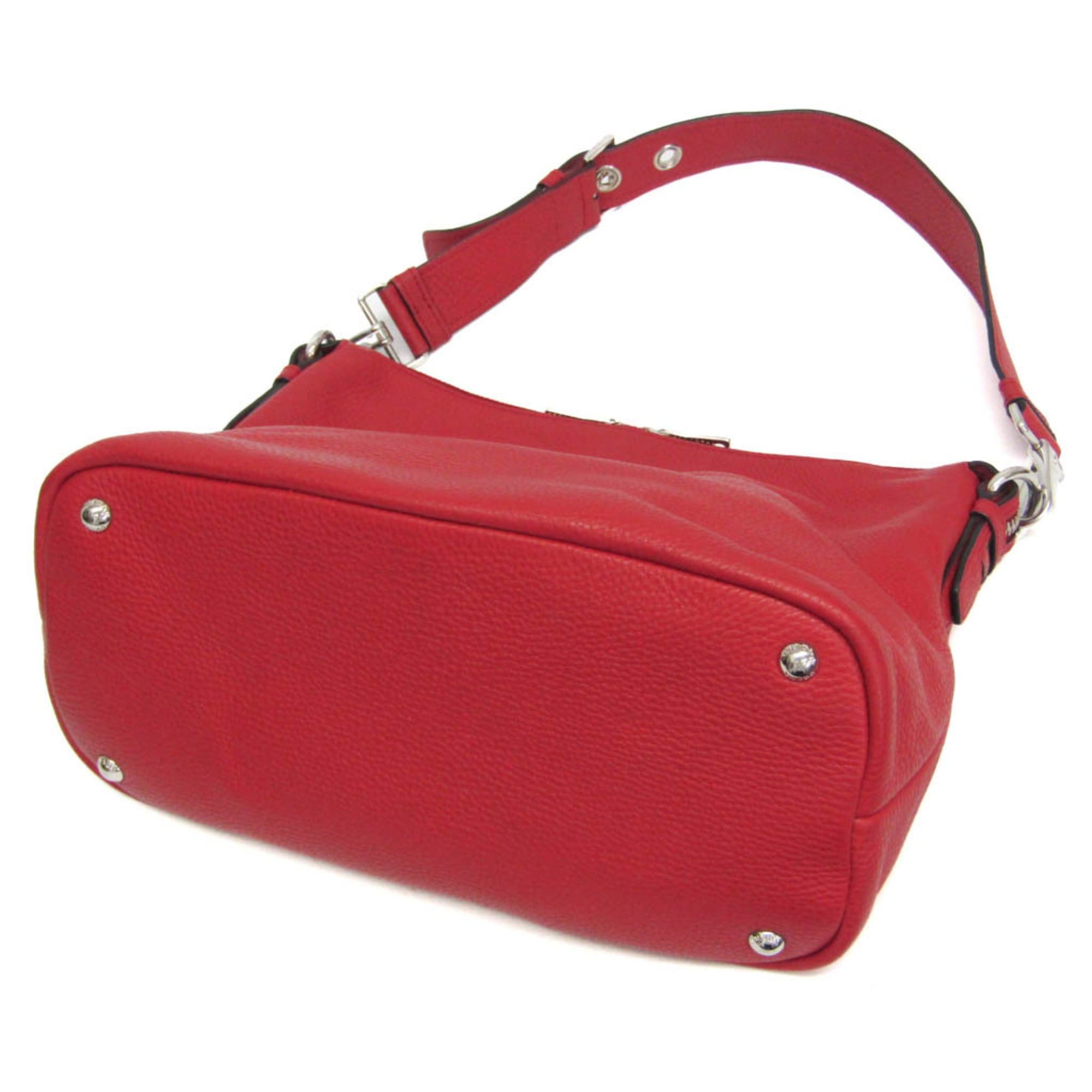 Prada Prada VIT.DAINO BR5122 Women's Leather Shoulder Bag Red Color Size ONE SIZE - 2 Thumbnail