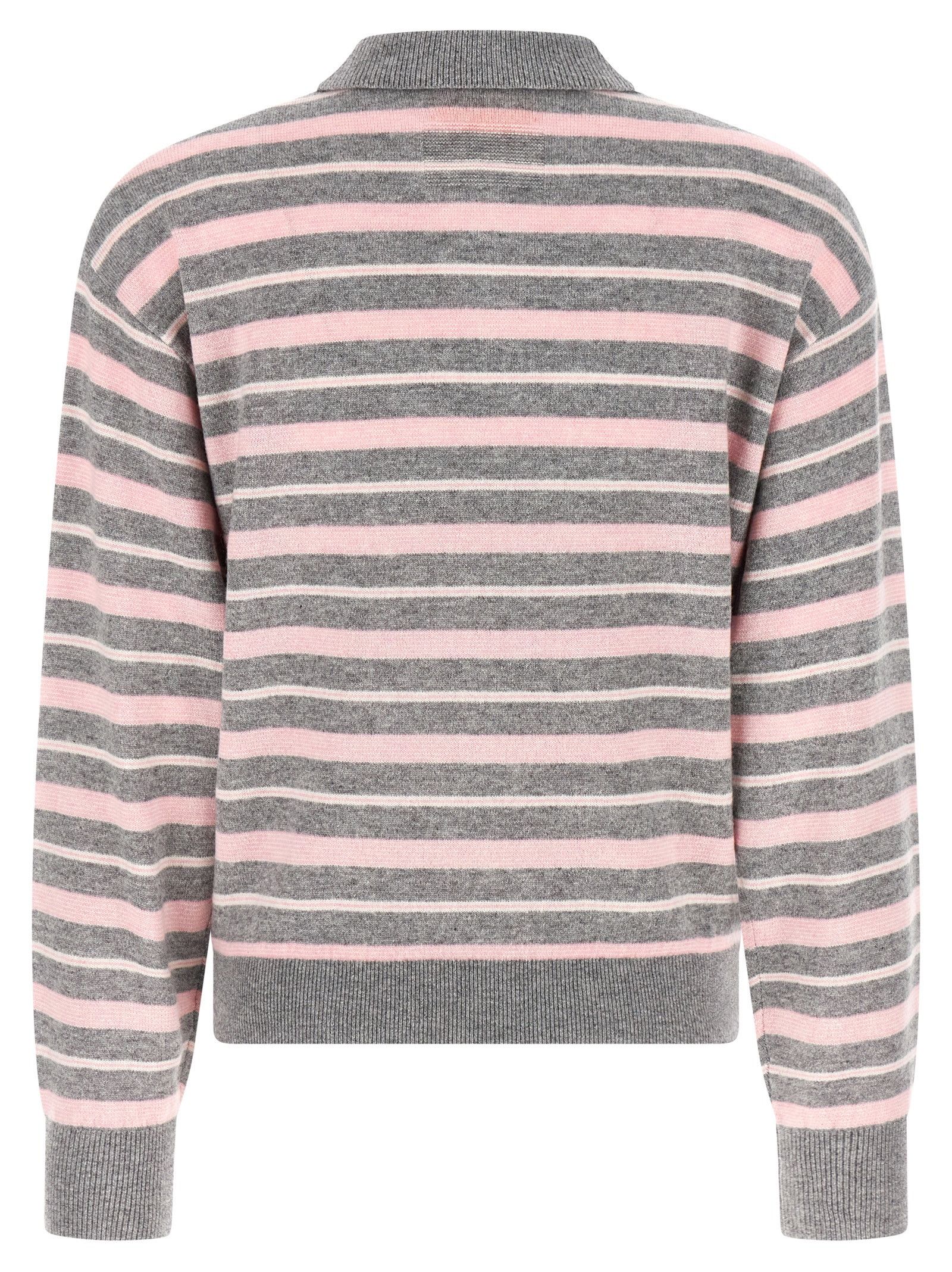 Guest in Residence 'Clloegiate Stripe Polo' sweater Size M / US 6-8 / IT 42-44 - 2 Thumbnail