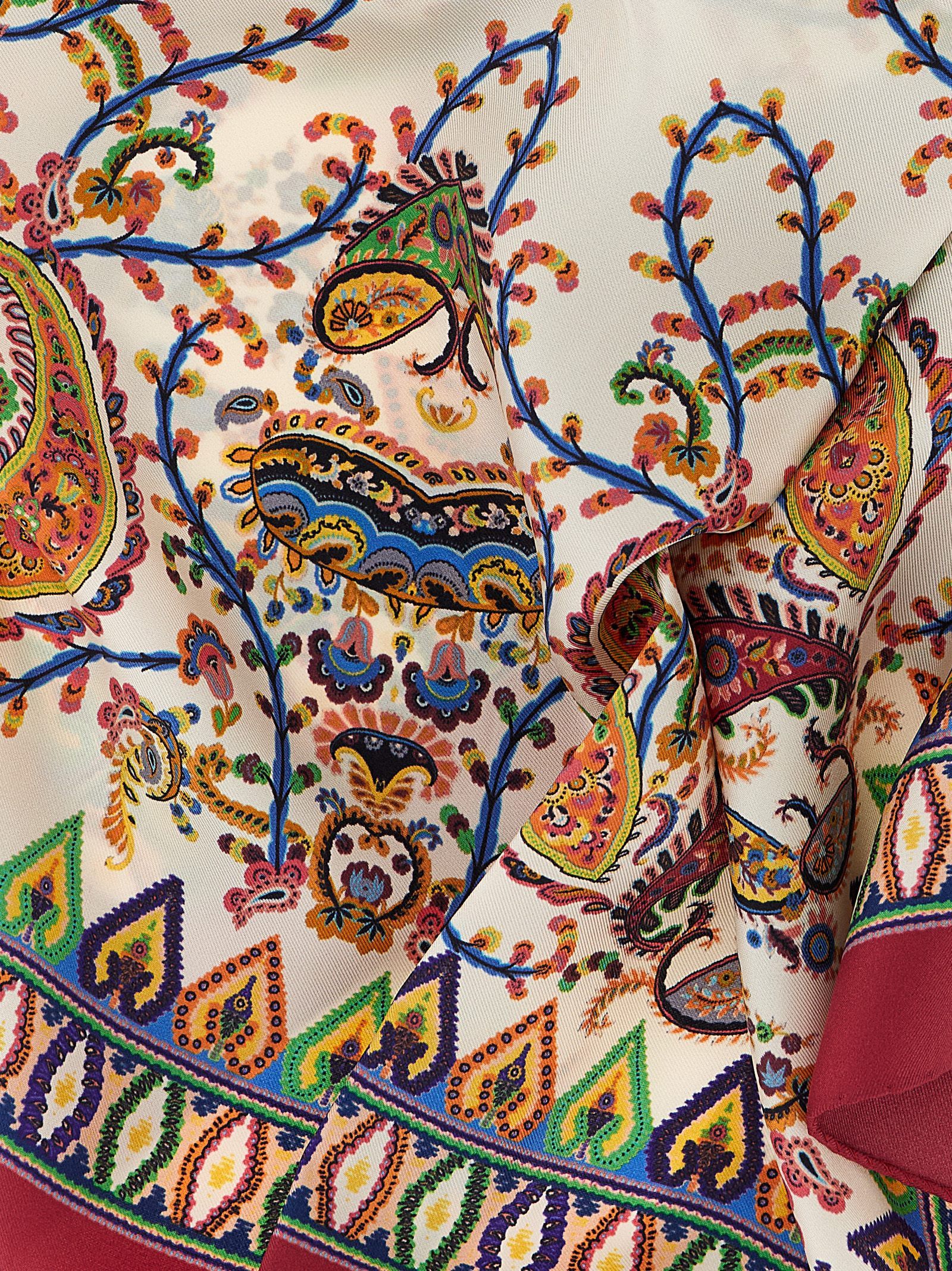 Etro Floral Paisley scarf Size ONE SIZE - 3 Thumbnail