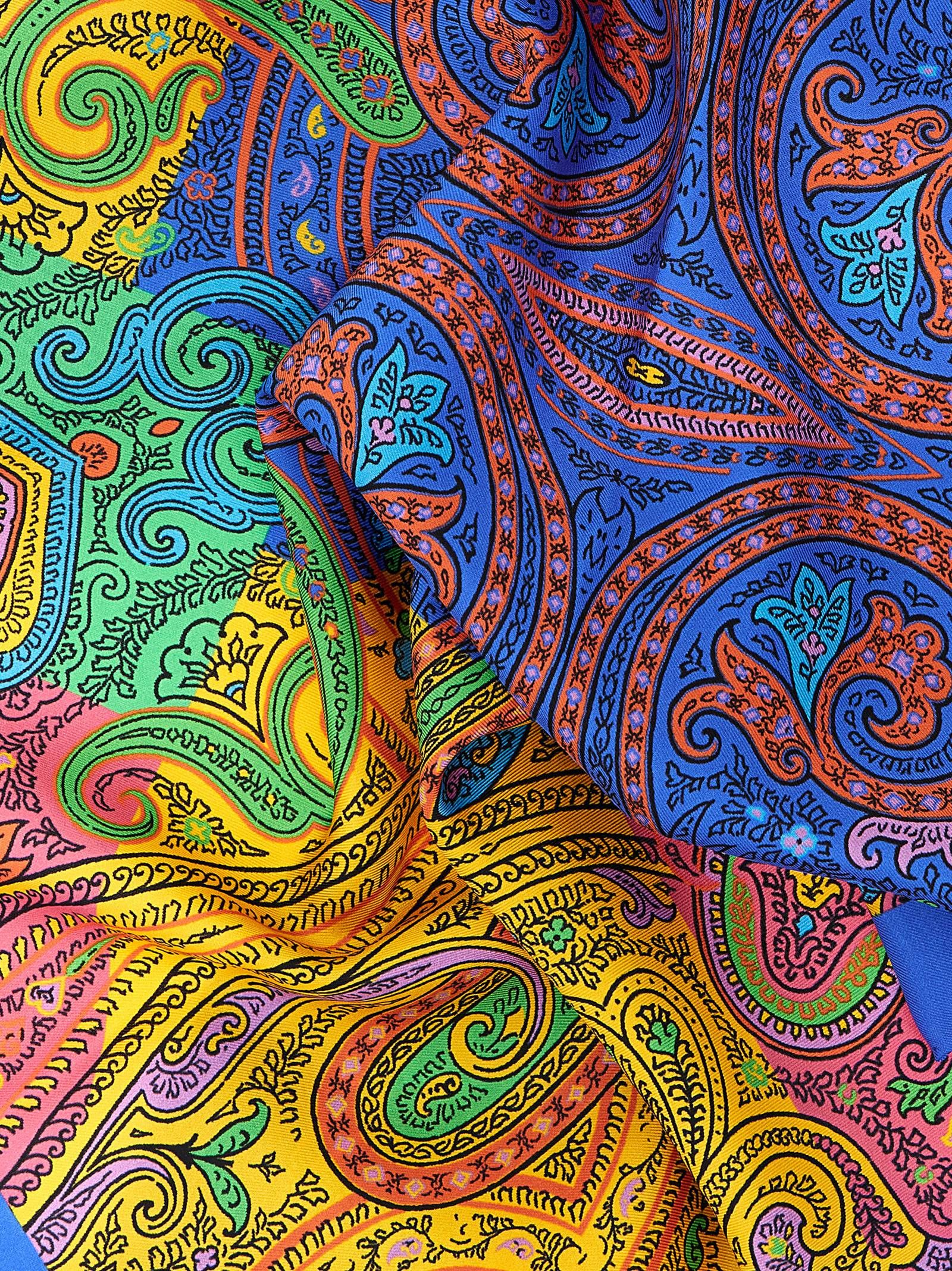Etro Floral Paisley scarf Size ONE SIZE - 3 Thumbnail
