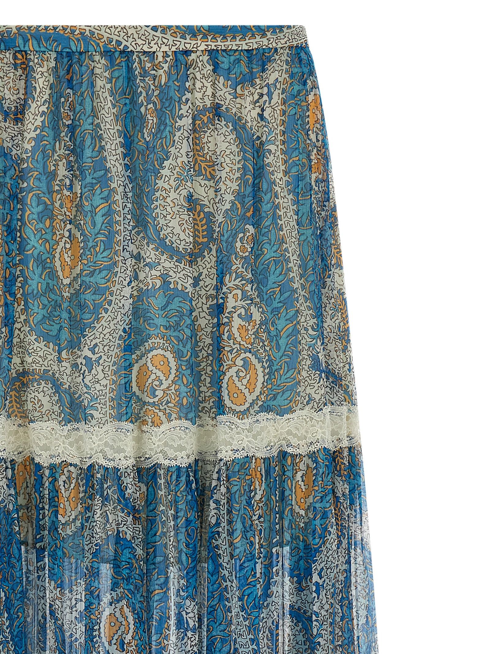 Etro Lace insert skirt Size 28" / US 6 / IT 42 - 3 Thumbnail