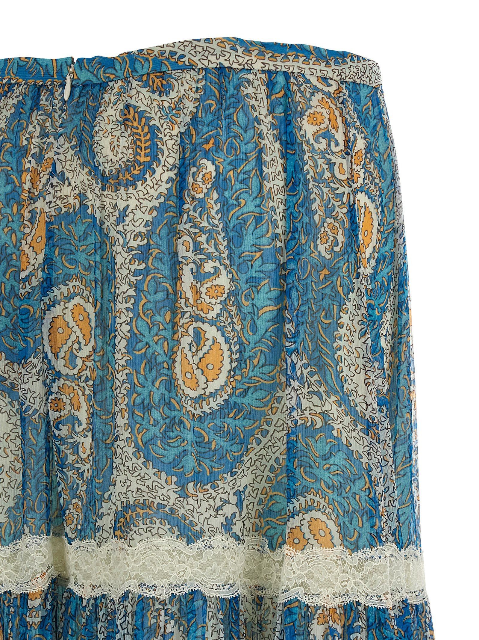 Etro Lace insert skirt Size 28" / US 6 / IT 42 - 4 Thumbnail
