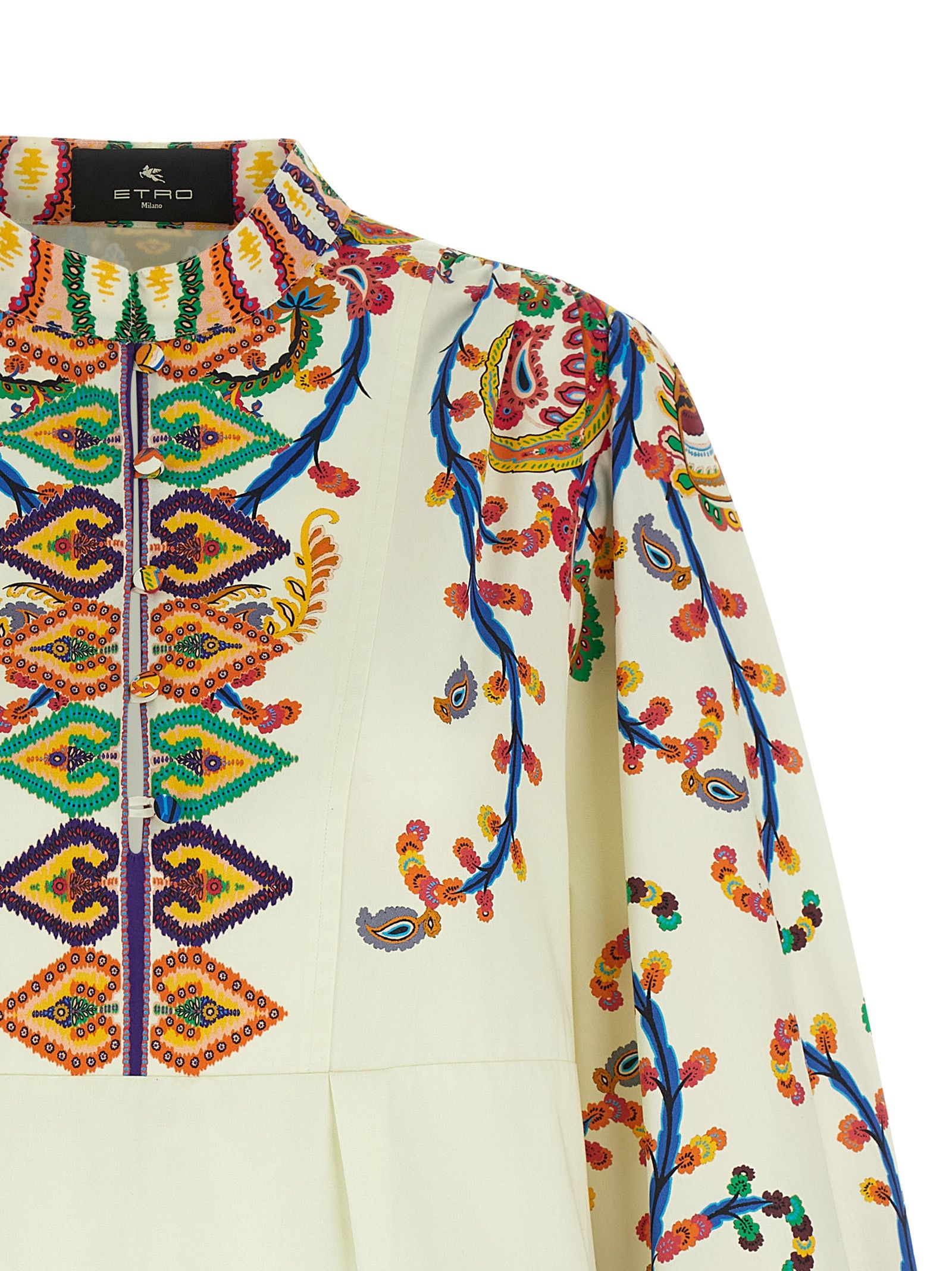 Etro Printed poplin dress Size M / US 6-8 / IT 42-44 - 3 Thumbnail