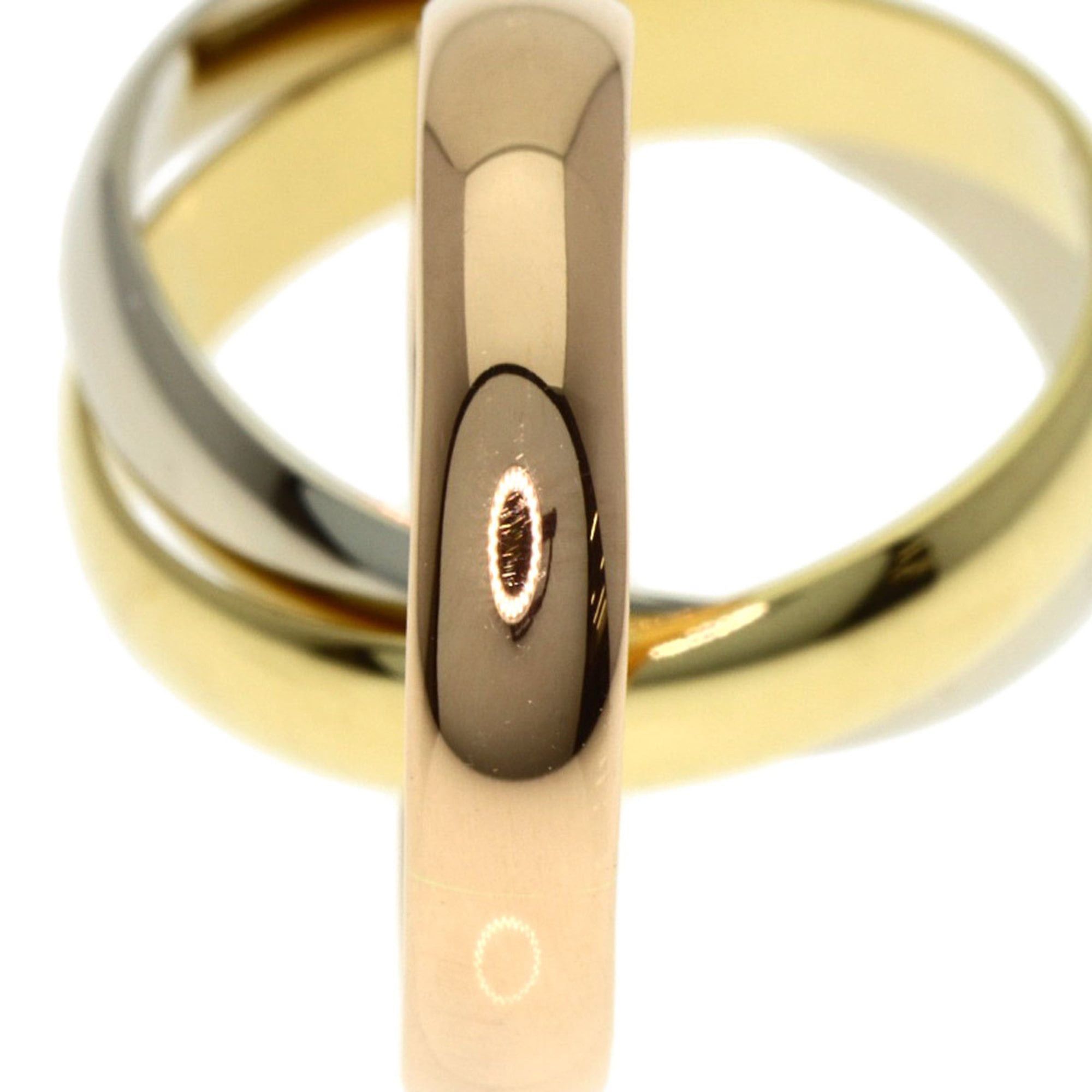 Cartier Cartier Trinity #48 Ring, 18K Yellow Gold/18KPG/18KWG, Women's Size ONE SIZE - 9 Thumbnail