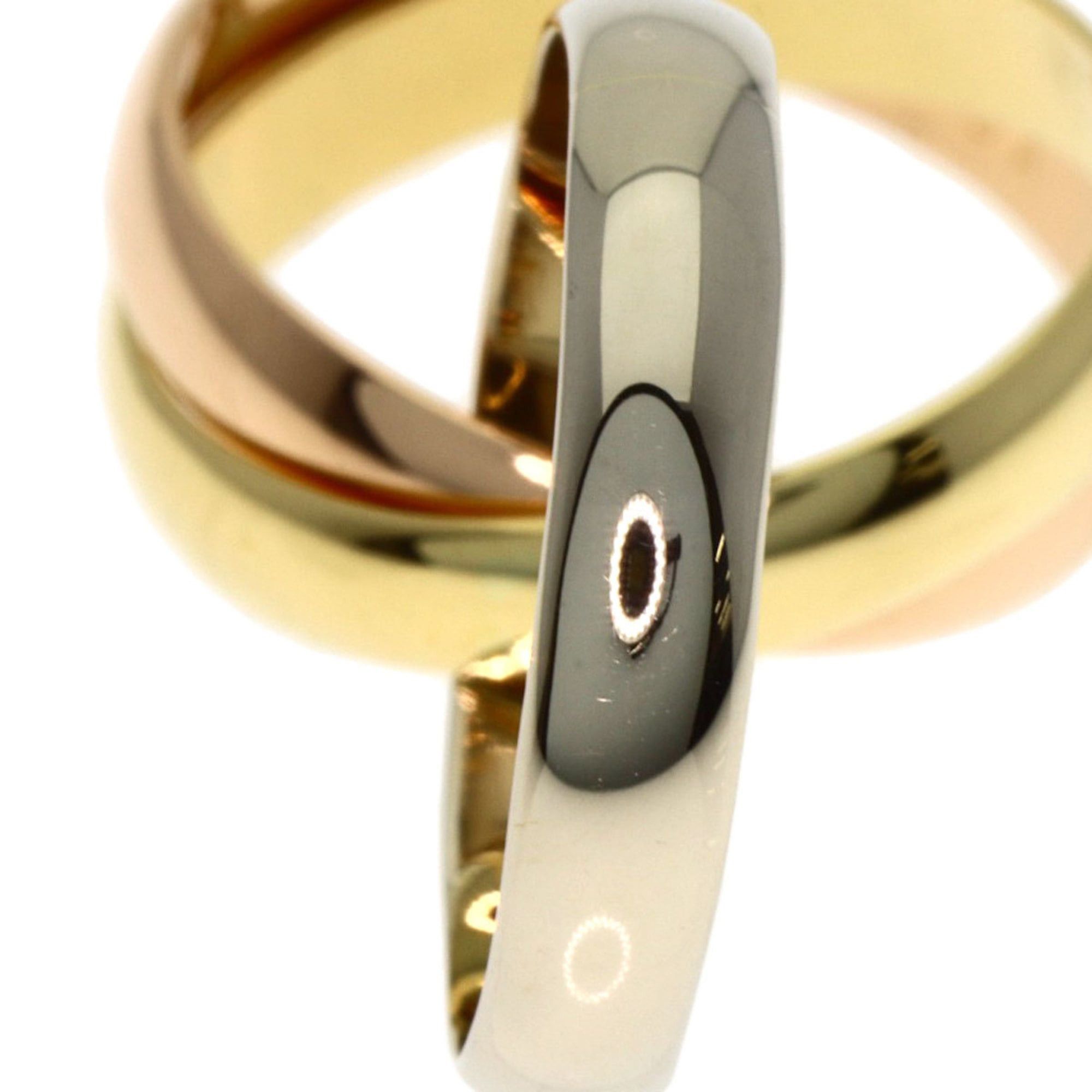 Cartier Cartier Trinity #48 Ring, 18K Yellow Gold/18KPG/18KWG, Women's Size ONE SIZE - 8 Thumbnail