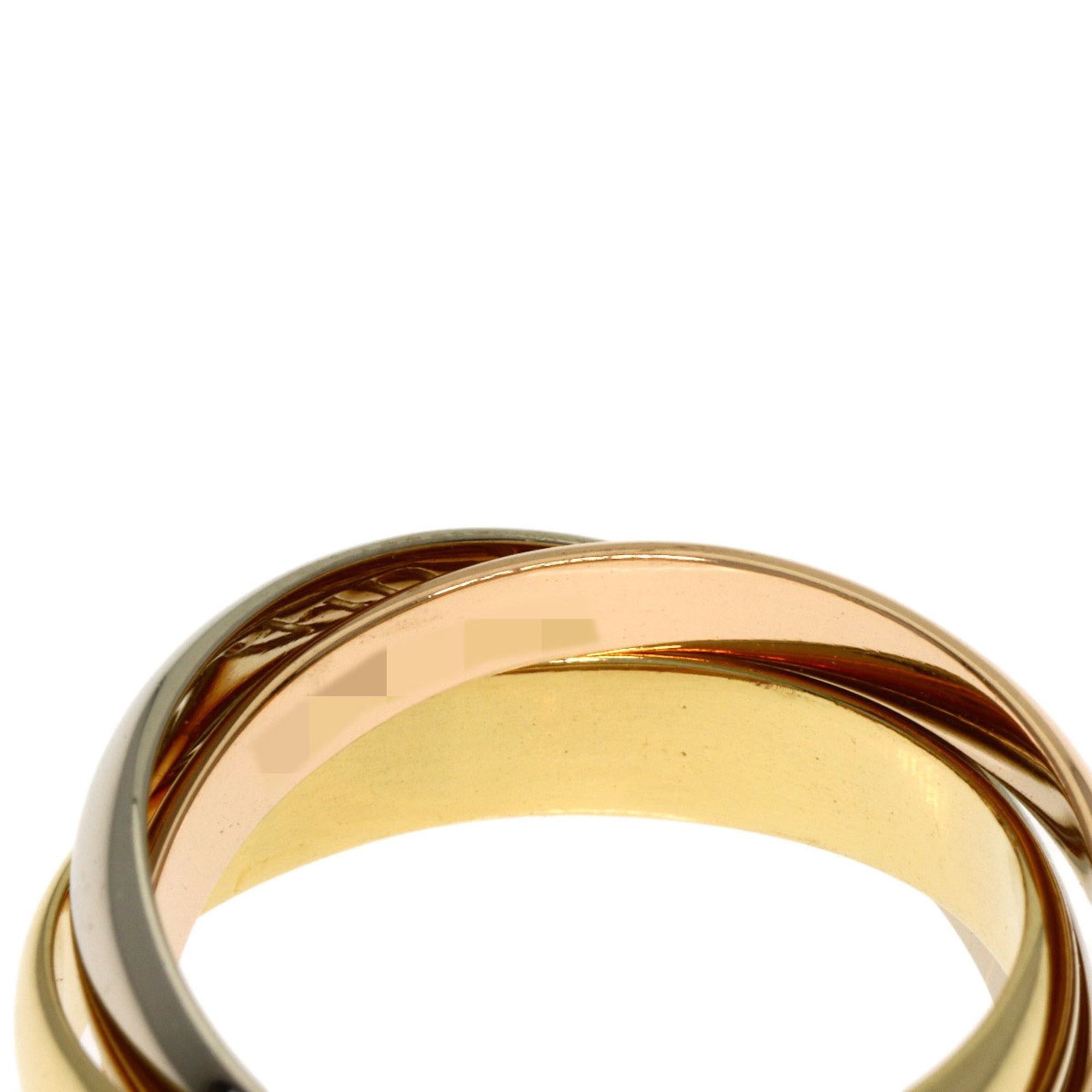Cartier Cartier Trinity #48 Ring, 18K Yellow Gold/18KPG/18KWG, Women's Size ONE SIZE - 4 Thumbnail