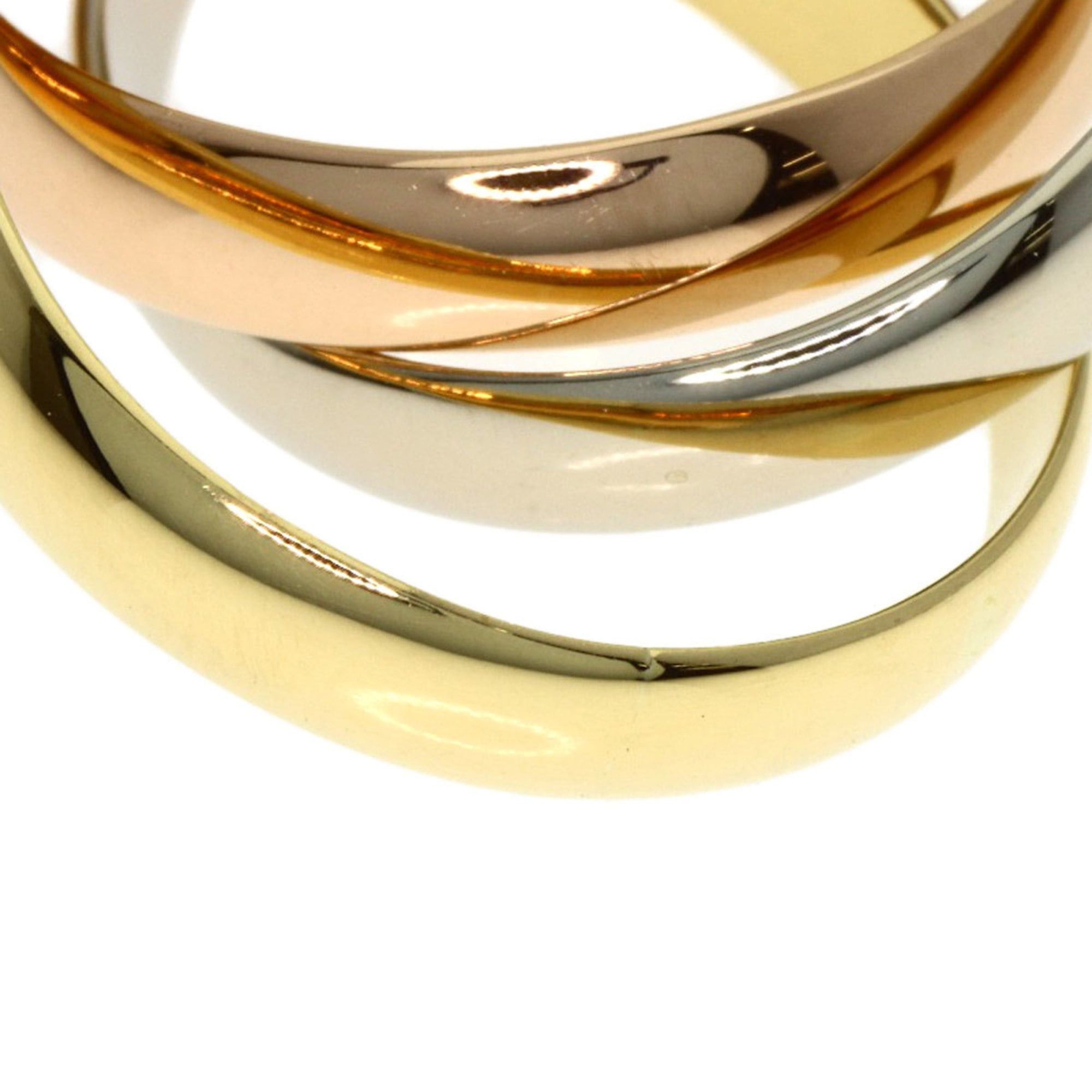 Cartier Cartier Trinity #48 Ring, 18K Yellow Gold/18KPG/18KWG, Women's Size ONE SIZE - 6 Thumbnail