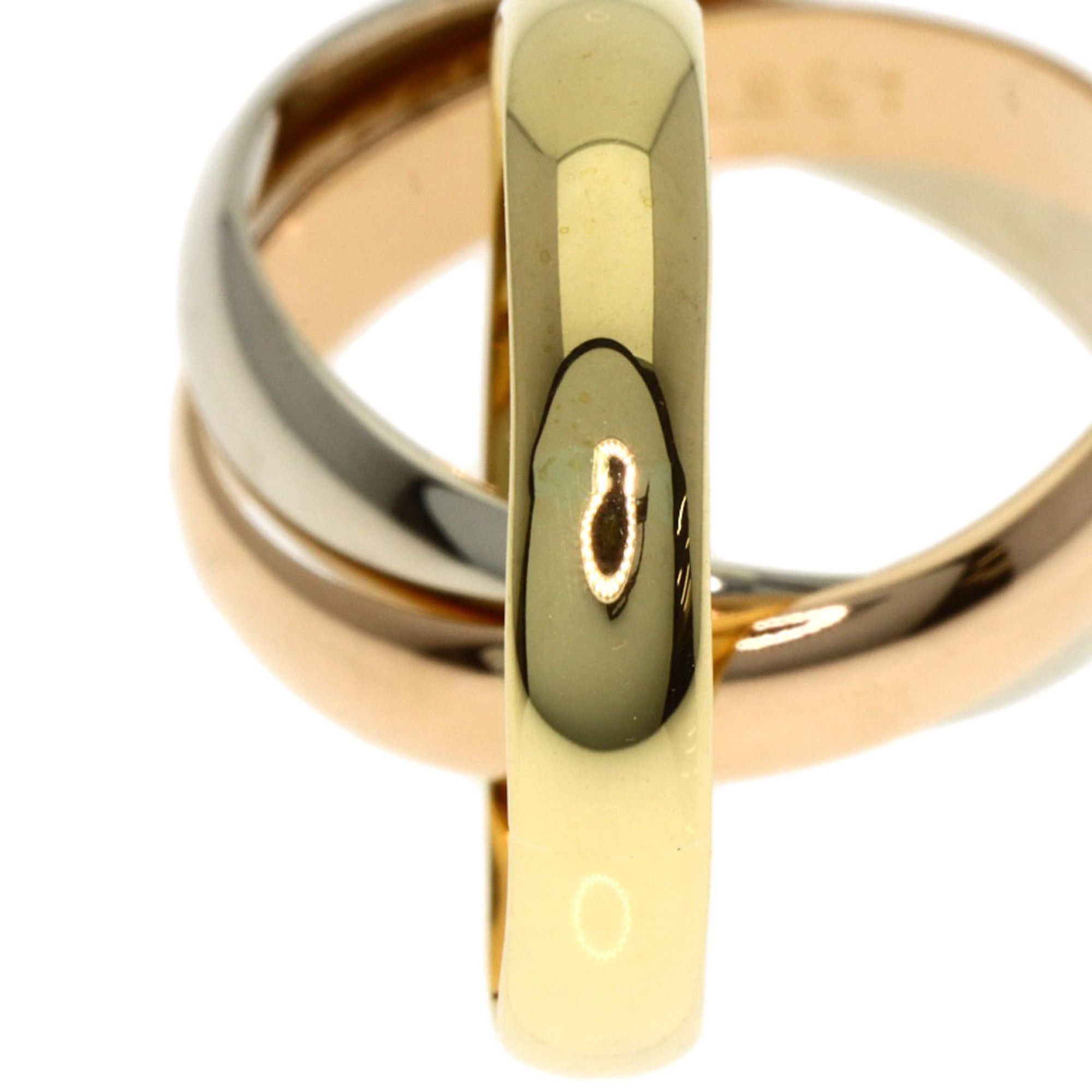 Cartier Cartier Trinity #48 Ring, 18K Yellow Gold/18KPG/18KWG, Women's Size ONE SIZE - 7 Thumbnail