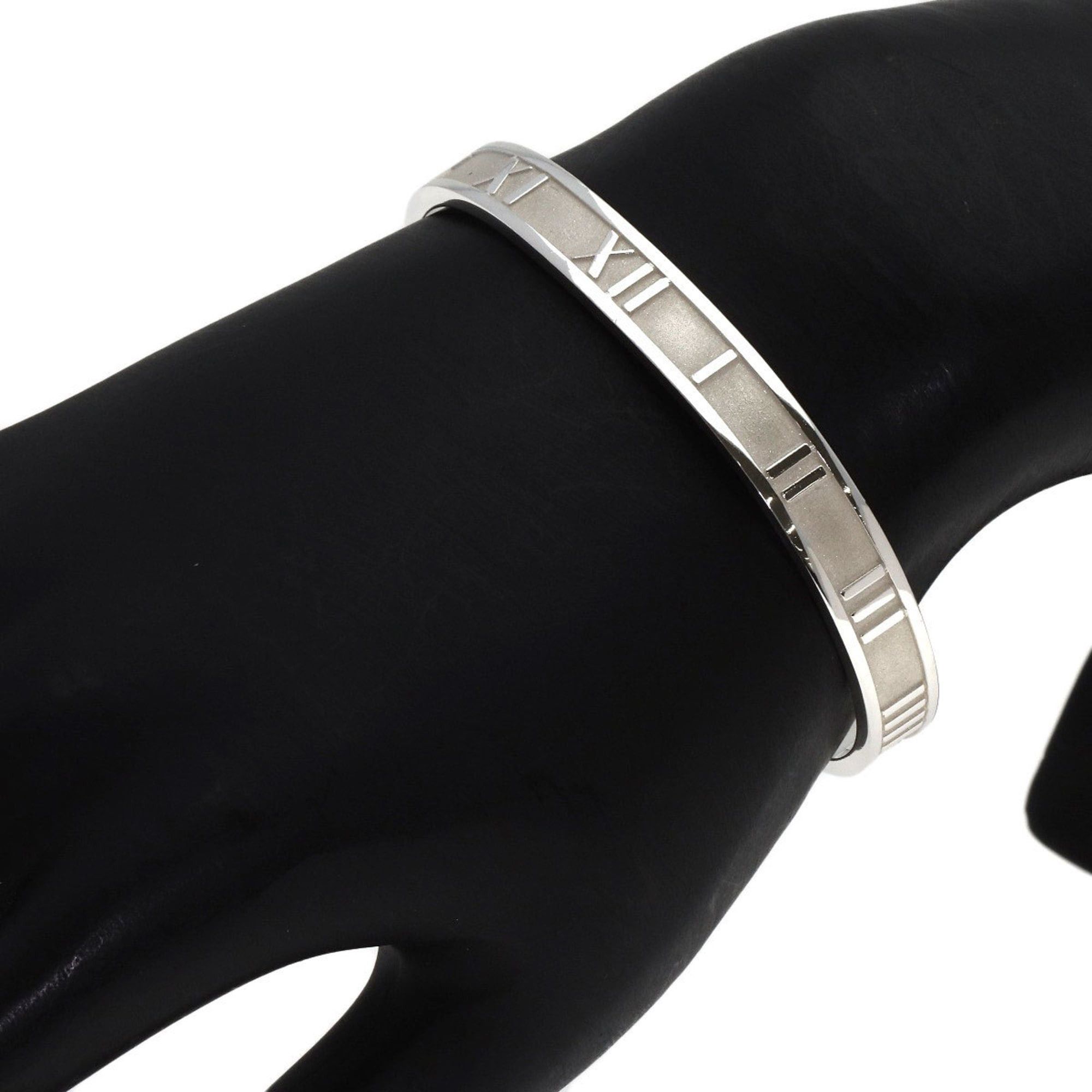 Tiffany & Co. Tiffany & Co. Atlas Bangle Bracelet, Silver, Women's Size ONE SIZE - 5 Thumbnail