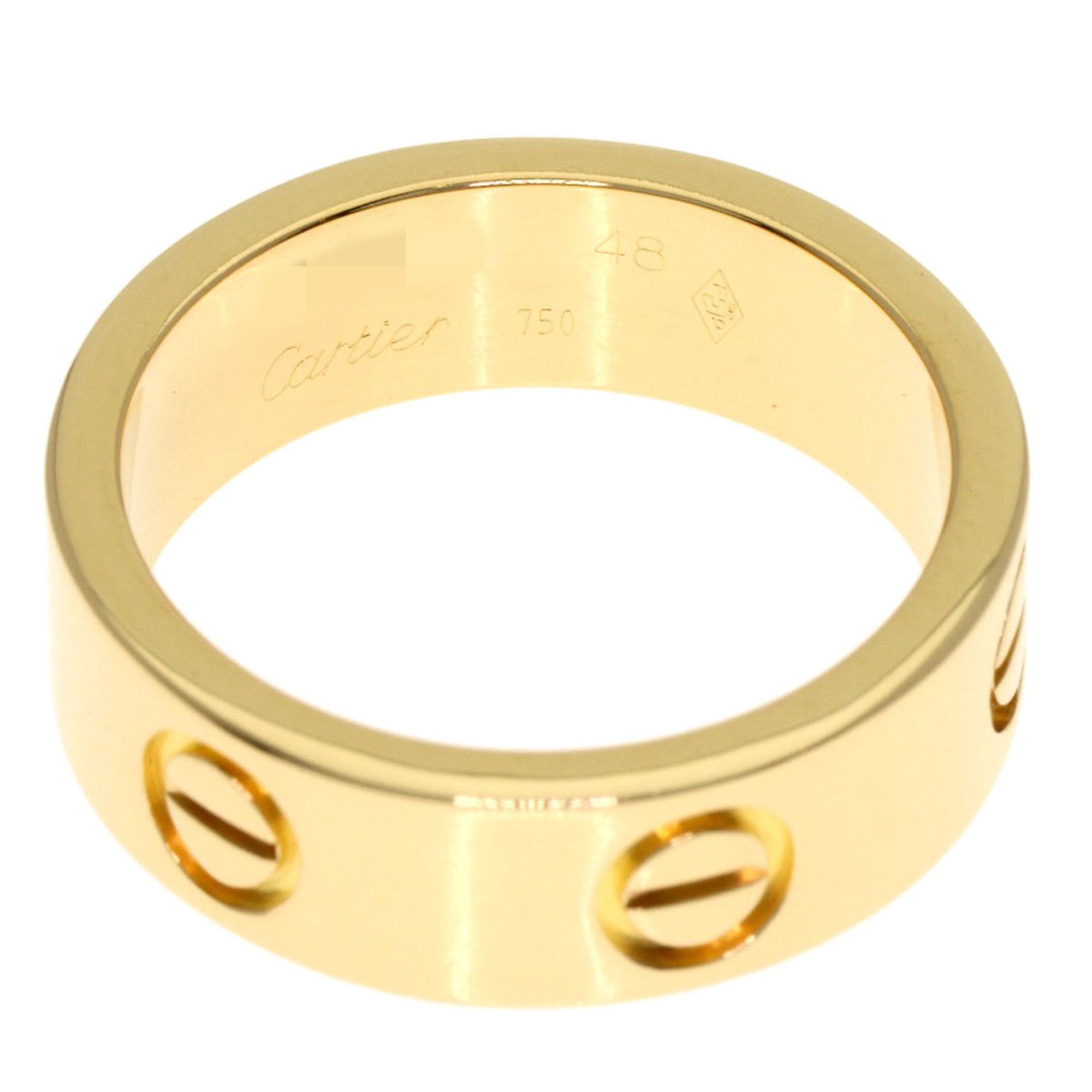 Cartier Cartier Love Ring #48 18K Yellow Gold Women's Size ONE SIZE - 4 Thumbnail