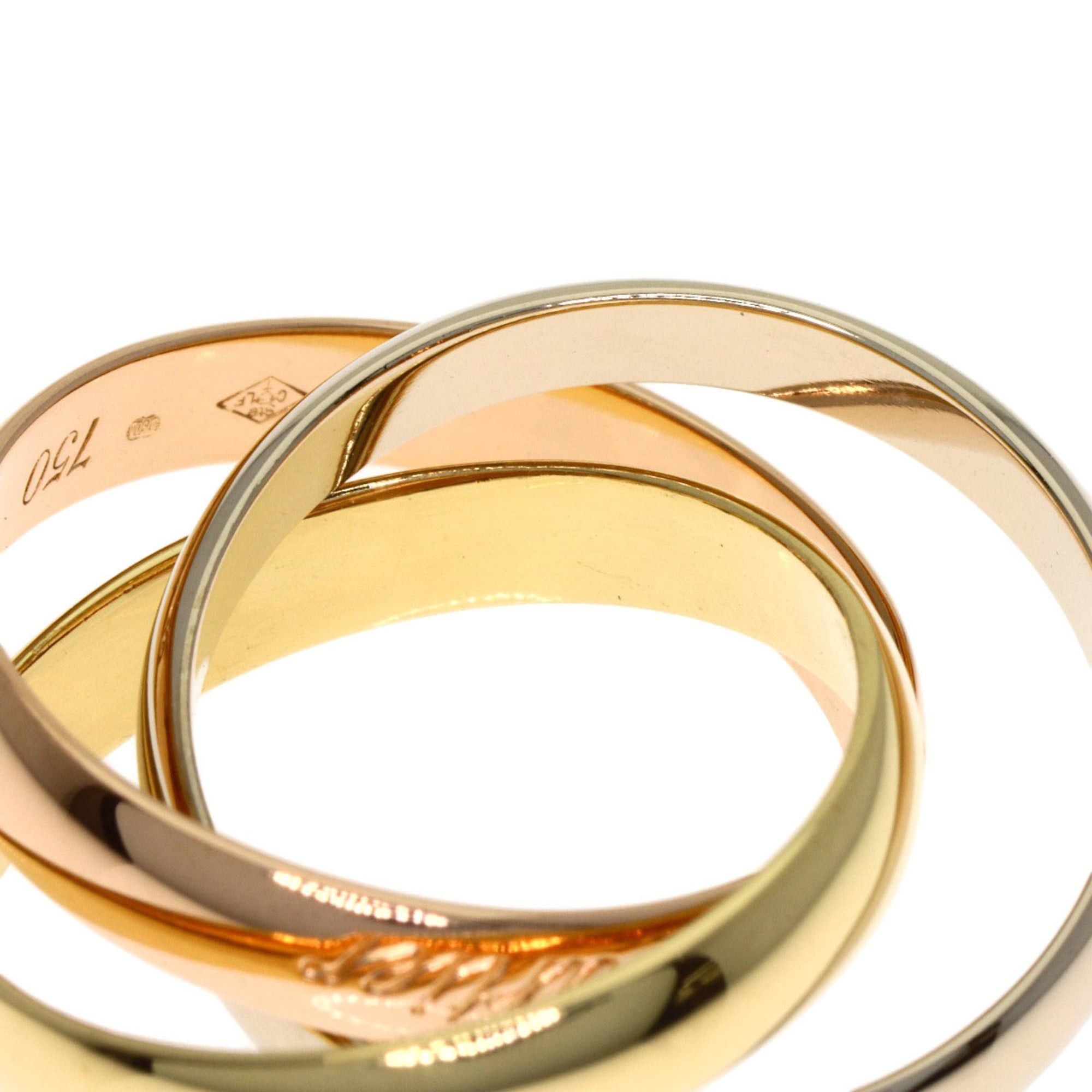 Cartier Cartier Trinity #49 Ring, 18K Yellow Gold/18KPG/18KWG, Women's Size ONE SIZE - 7 Thumbnail