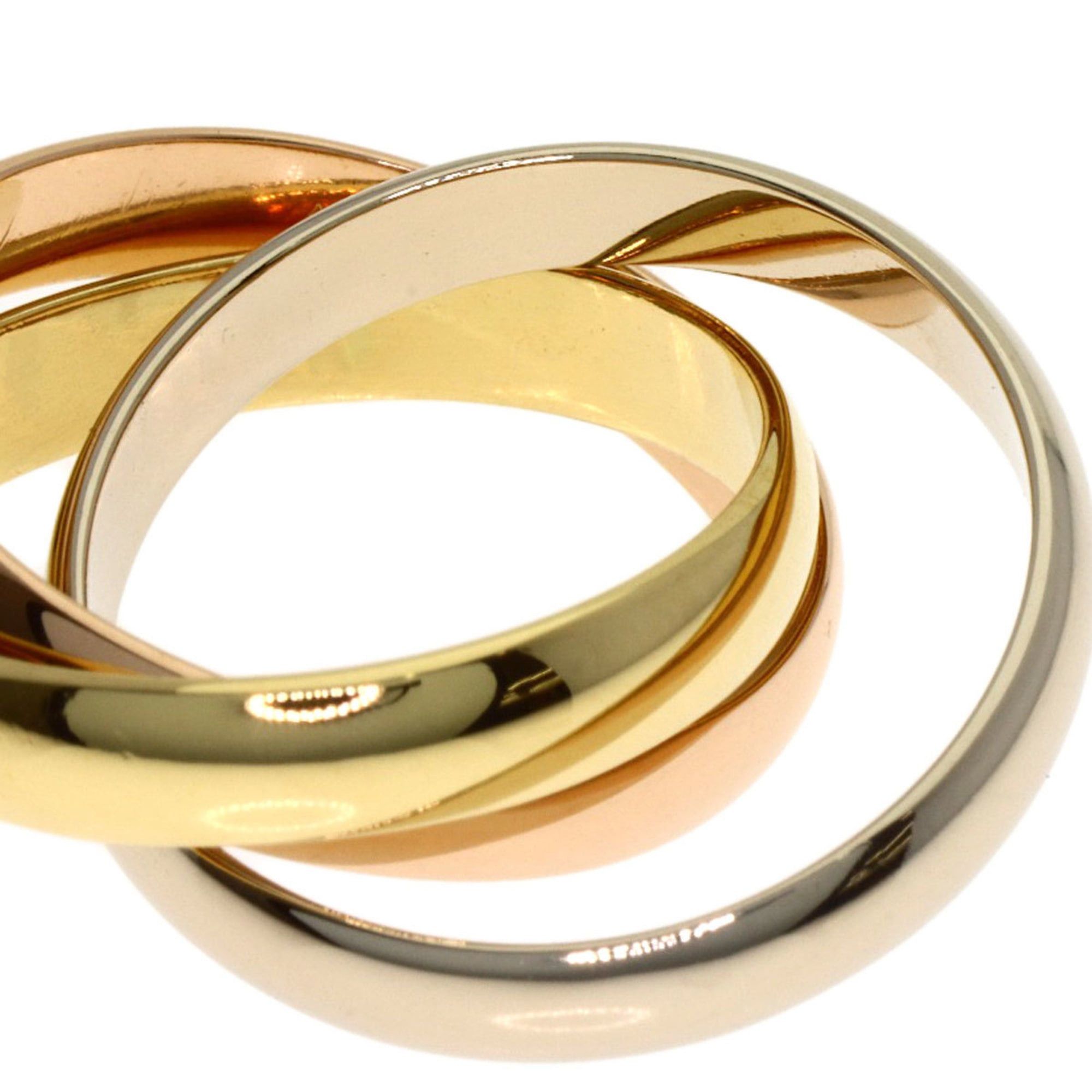 Cartier Cartier Trinity #49 Ring, 18K Yellow Gold/18KPG/18KWG, Women's Size ONE SIZE - 5 Thumbnail
