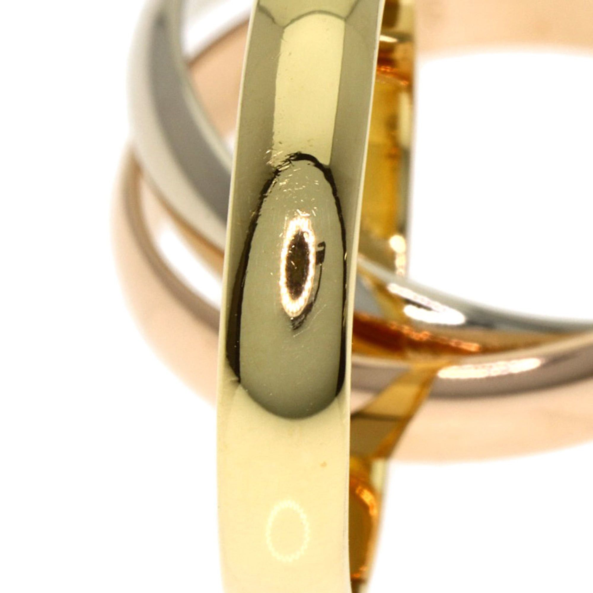 Cartier Cartier Trinity #49 Ring, 18K Yellow Gold/18KPG/18KWG, Women's Size ONE SIZE - 6 Thumbnail