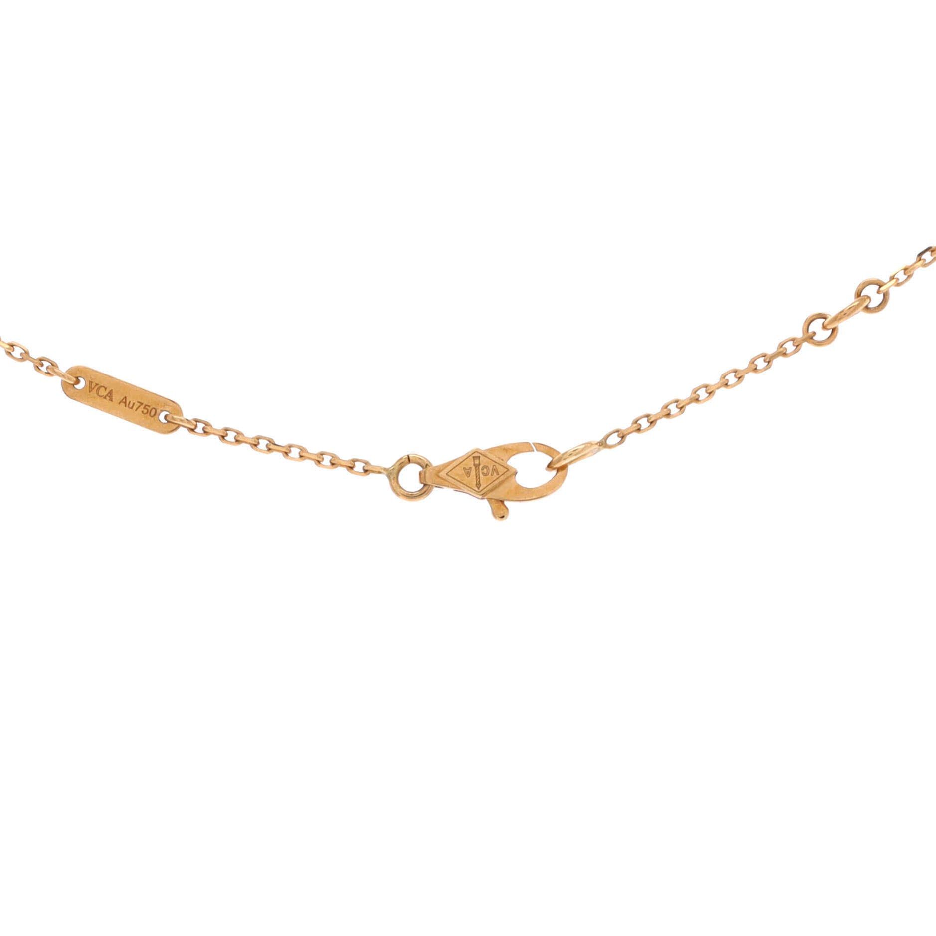 Van Cleef & Arpels Sweet Alhambra Butterfly Pendant Necklace Size ONE SIZE - 4 Thumbnail