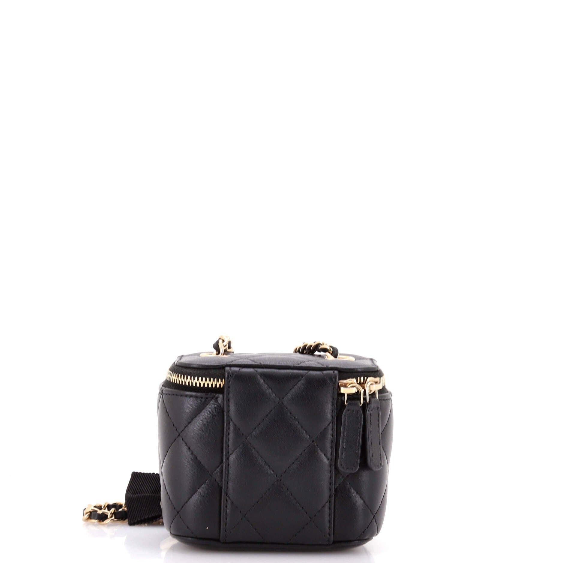 Chanel Camellia Bow Vanity Case with Chain Size ONE SIZE - 4 Thumbnail