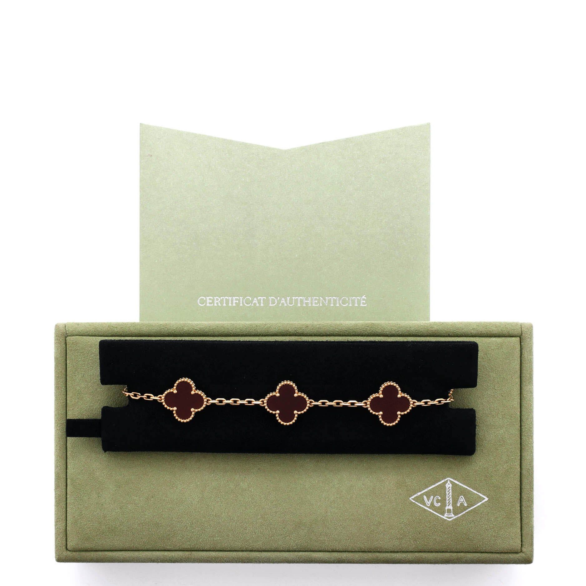 Van Cleef & Arpels Vintage Alhambra 5 Motifs Bracelet Size ONE SIZE - 2 Thumbnail