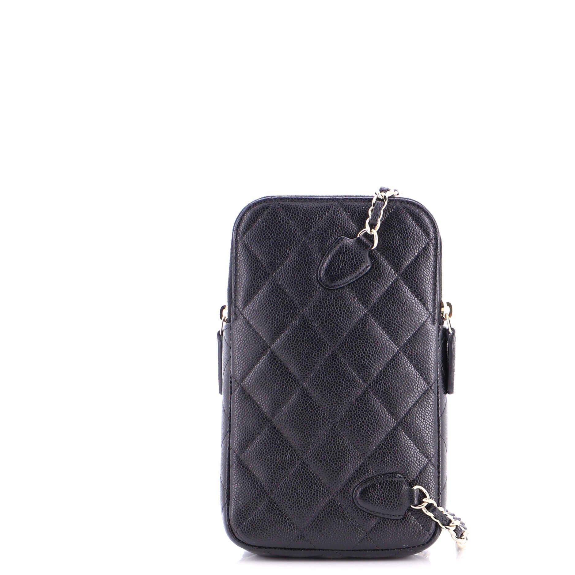 Chanel Zip Pocket Vertical Phone Holder with Chain Size ONE SIZE - 3 Thumbnail