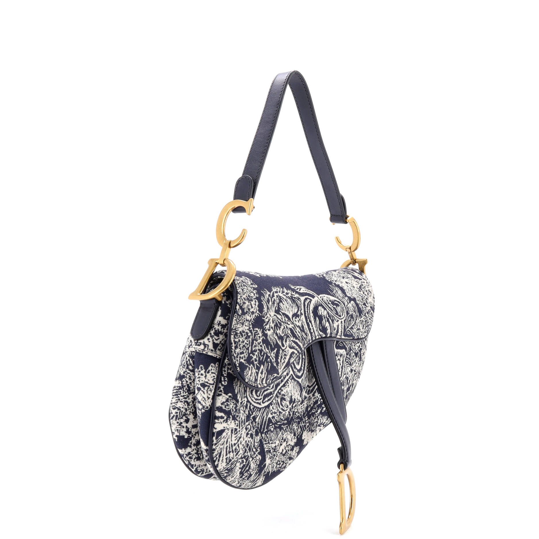 Dior Toile De Jouy Saddle Bag Size ONE SIZE - 2 Thumbnail