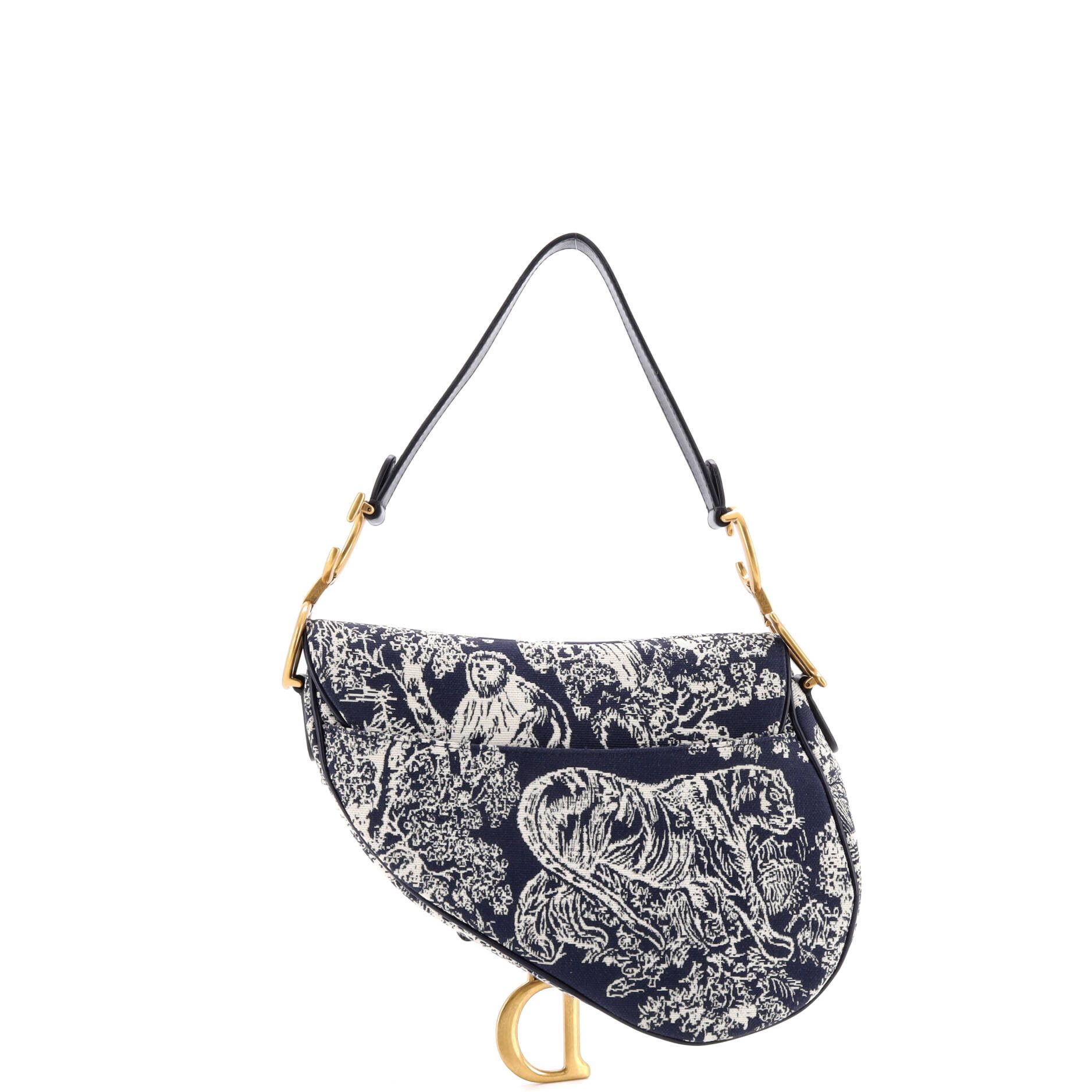 Dior Toile De Jouy Saddle Bag Size ONE SIZE - 3 Thumbnail
